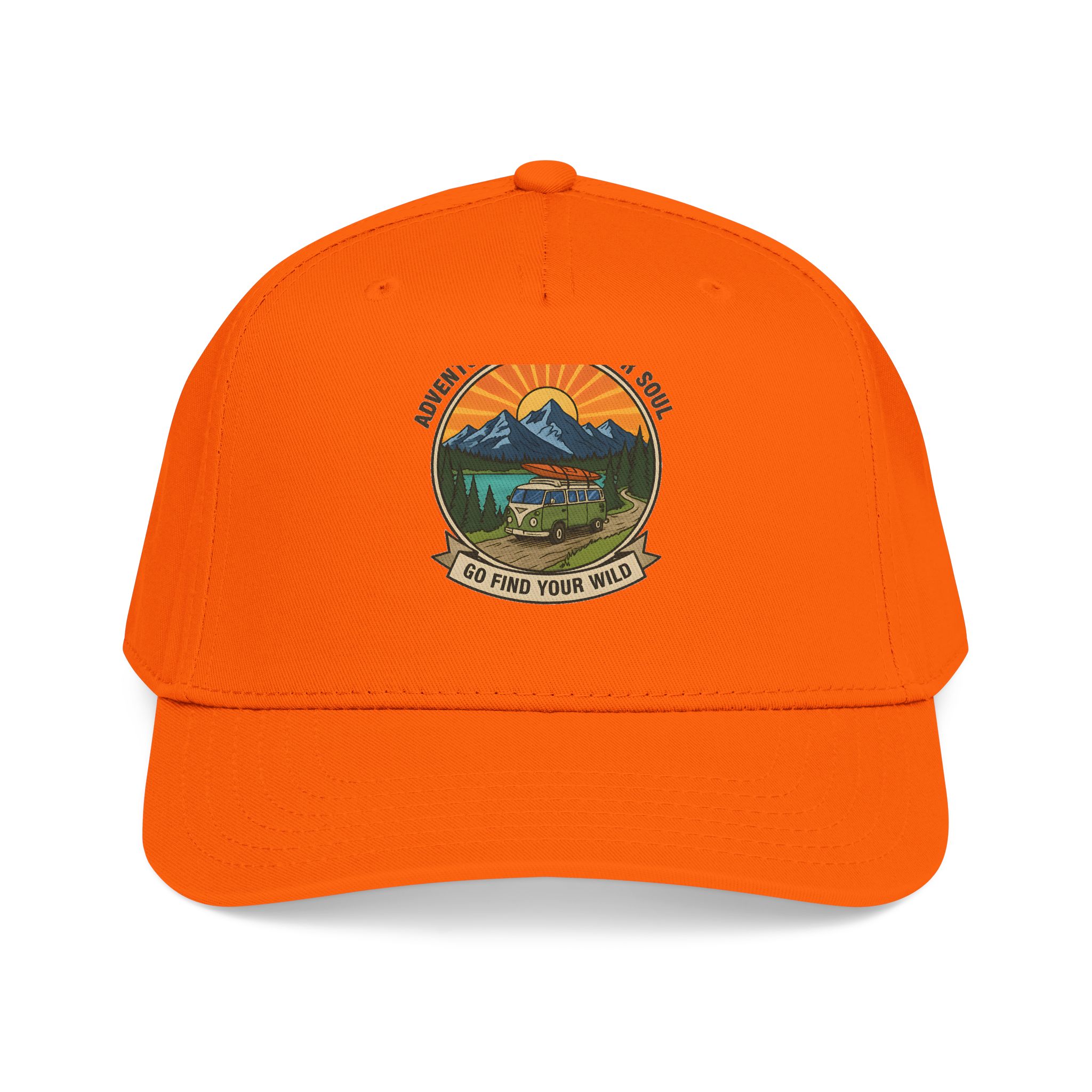 Baseball Cap — "Go Find Your Wild" Outdoor Patch