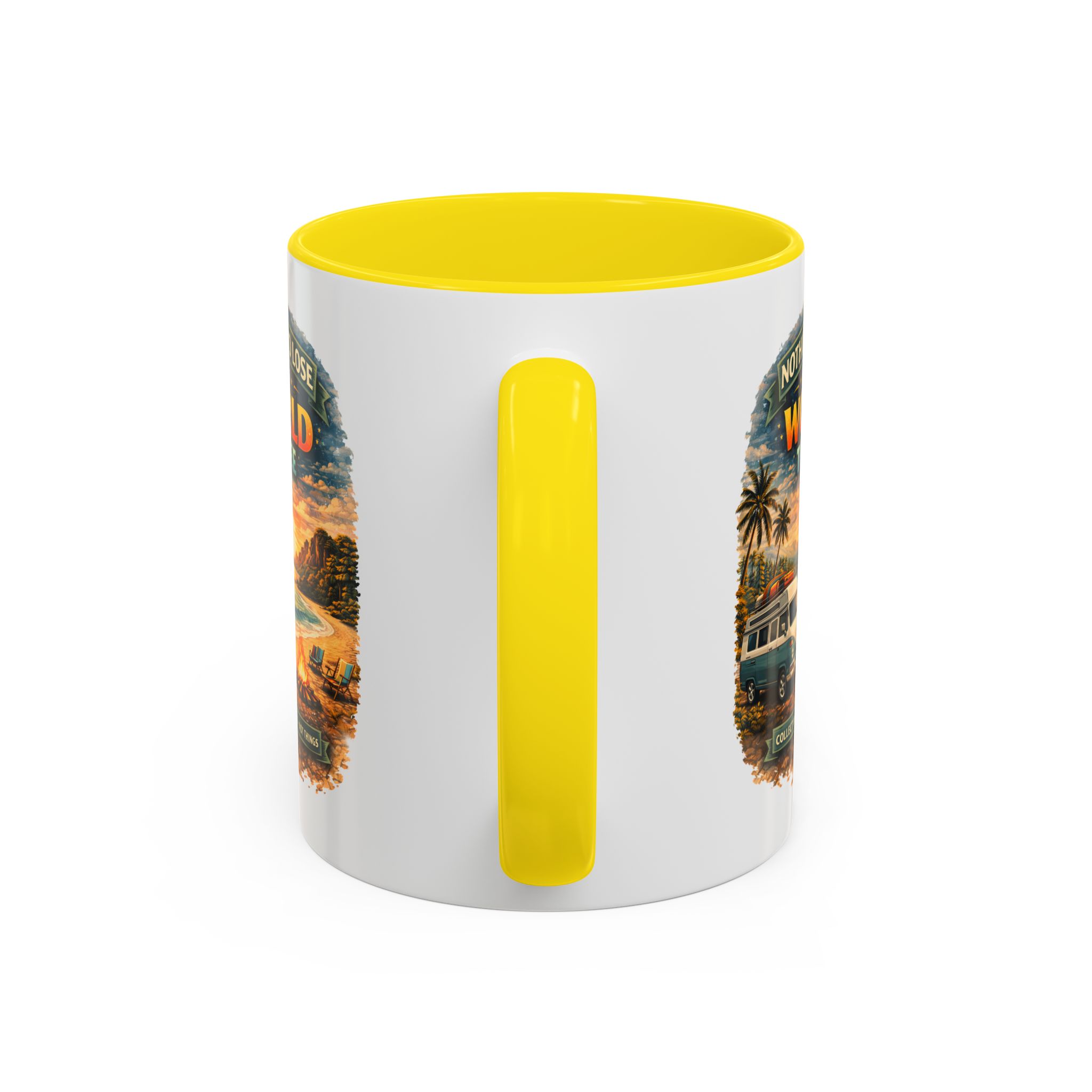 Accent Coffee Mug (11, 15oz) — "Nothing To Lose" Design Scenic-Line