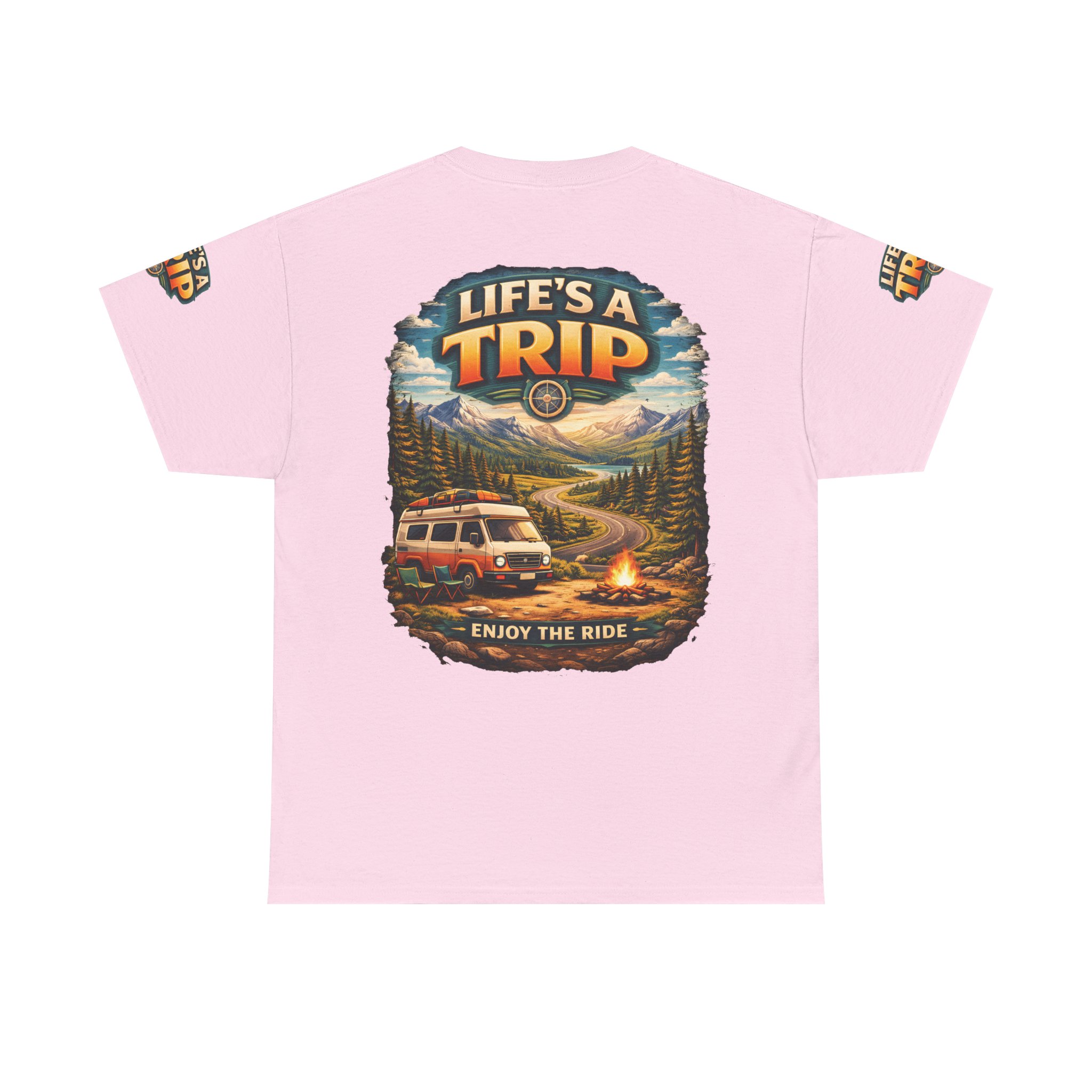 8350146816637780158_2048.jpeg Unisex Heavy Cotton Tee — "Live´s A Trip-Enjoy The Ride" Design Scenic-Line