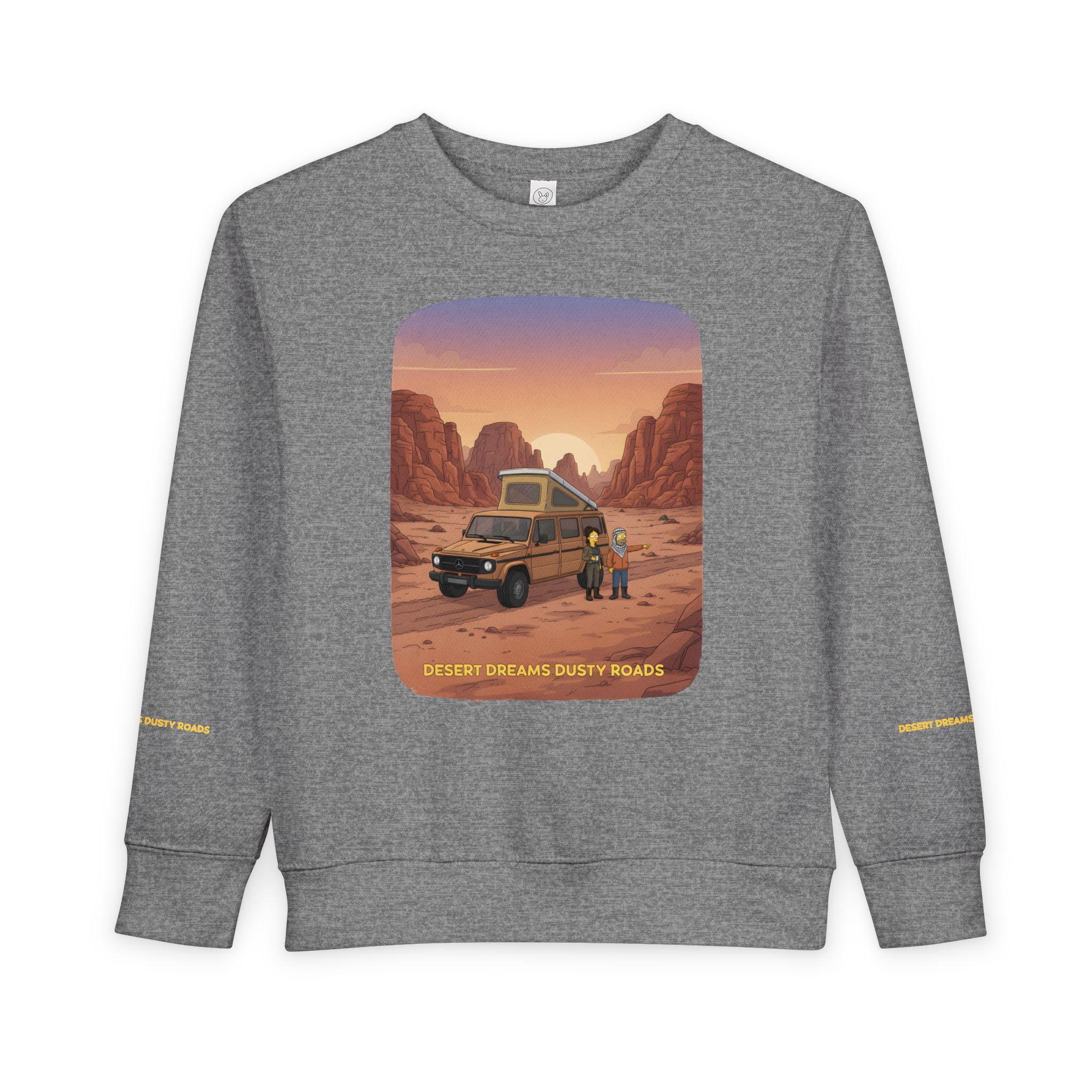 Toddler Sweatshirt - "Desert Dreams Dusty Roads" (Design Sitcom-Line)