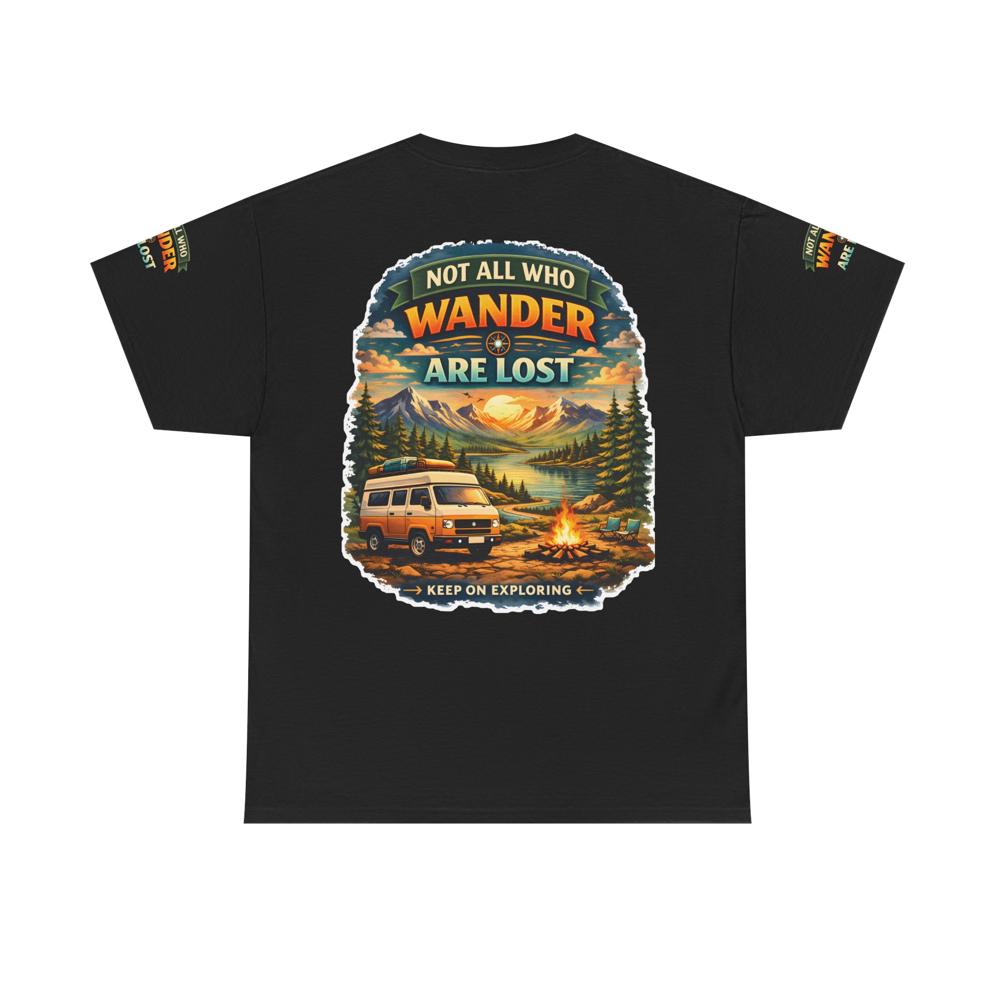 8360041972013089431_2048.jpeg Unisex Heavy Cotton Tee — "Not All Who Wander Are Lost" Design Scenic-Line
