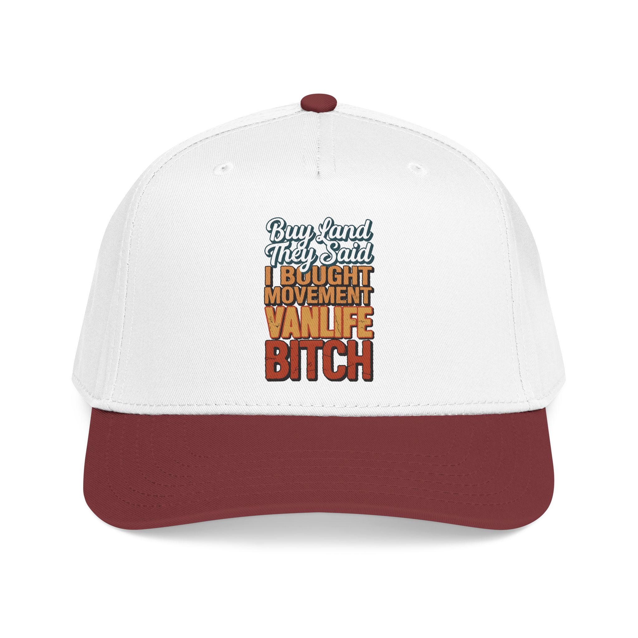Baseball Cap - "Buy Land They Said" Design F**K-Line