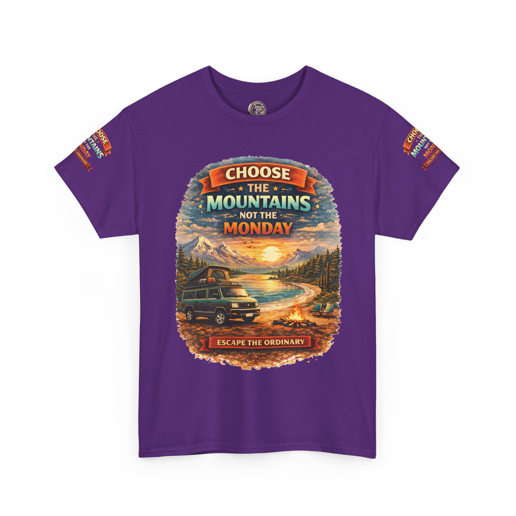 8374433811251373311_2048.jpeg Unisex Heavy Cotton Tee — "Choose The Mountens" Design Scenic-Line