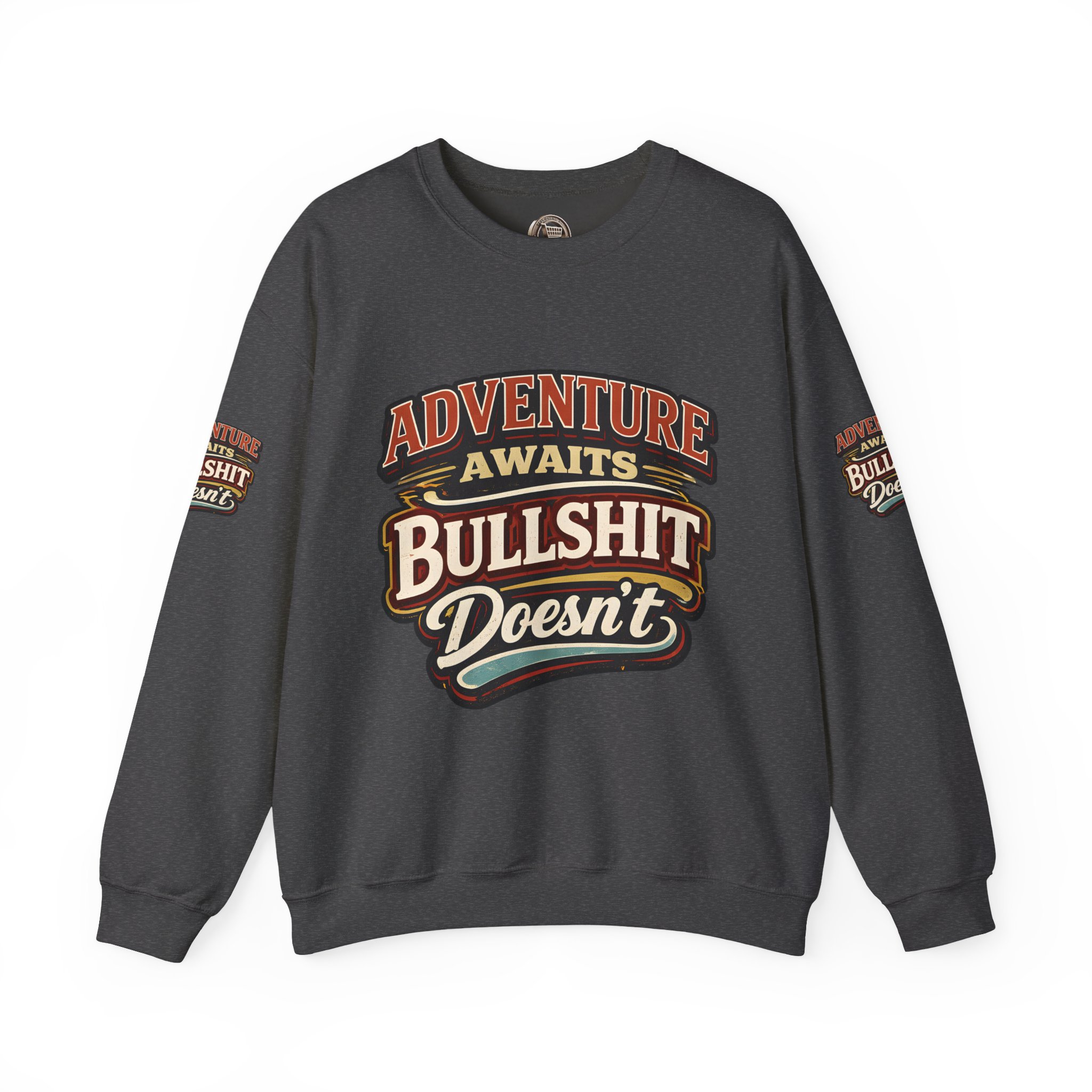 8382044180751774082_2048.jpeg Unisex Heavy Blend™ Crewneck Sweatshirt — "Adventure Awaits" Design F**K-Line