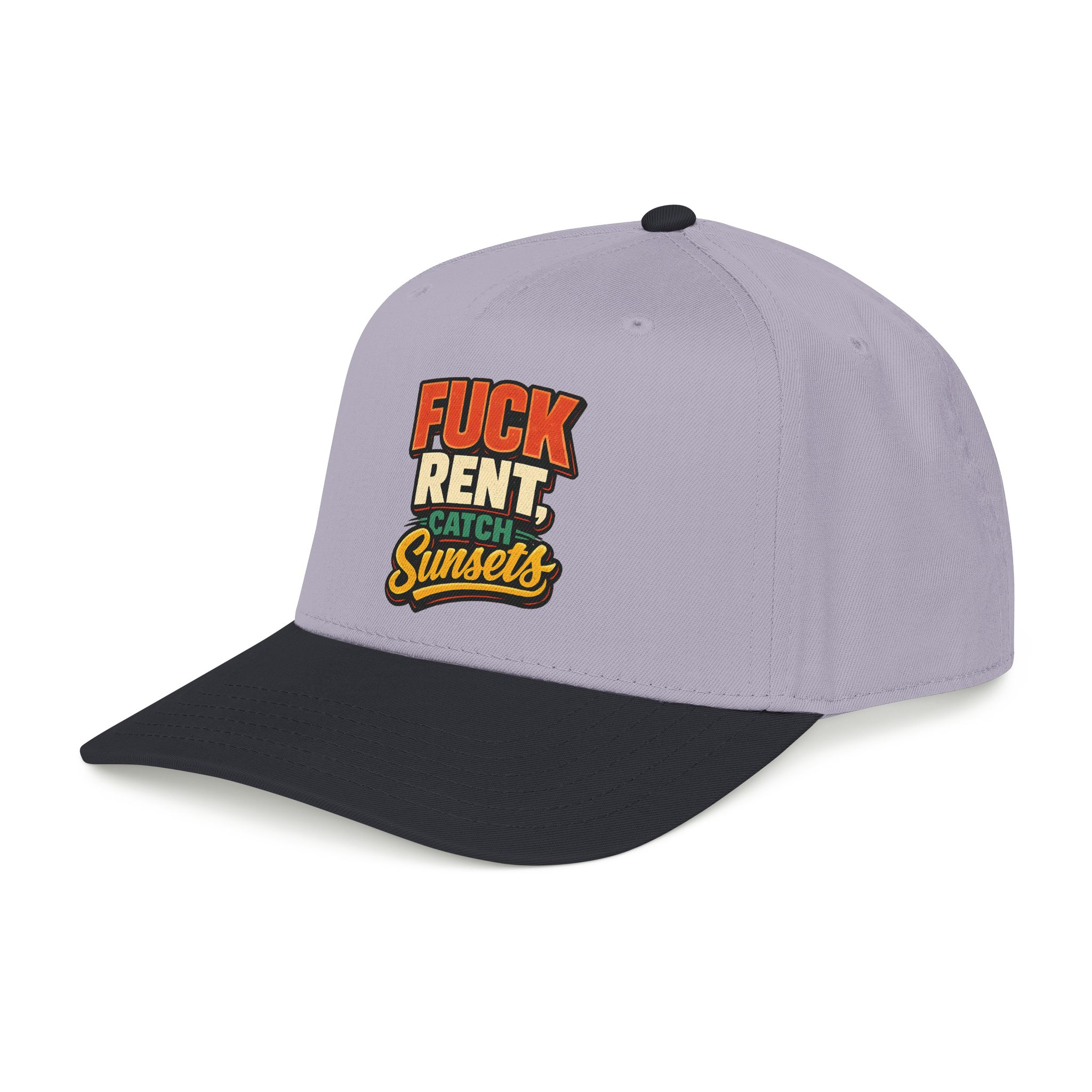 Baseball Cap - "Fuck Rent Catch Sunsets" Design F**K-Line