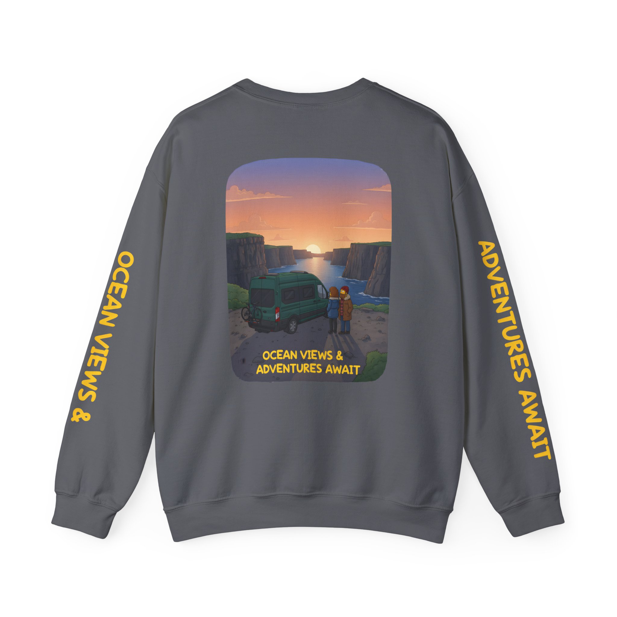 8397415284990646744_2048.jpeg Unisex Heavy Blend™ Crewneck Sweatshirt — "Ocean Views-Adventures Awaits" Design Sitcom-Line
