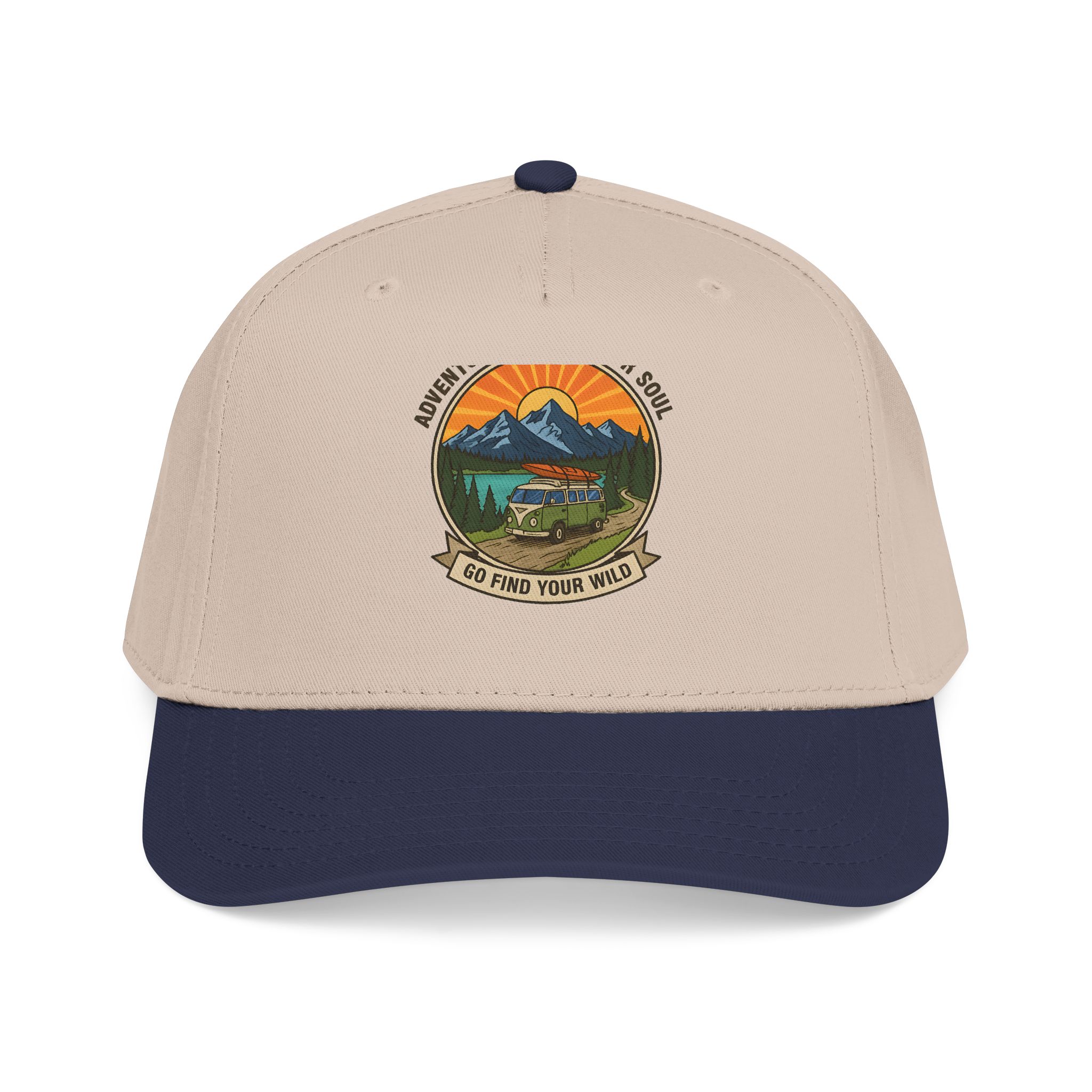 Baseball Cap — "Go Find Your Wild" Outdoor Patch