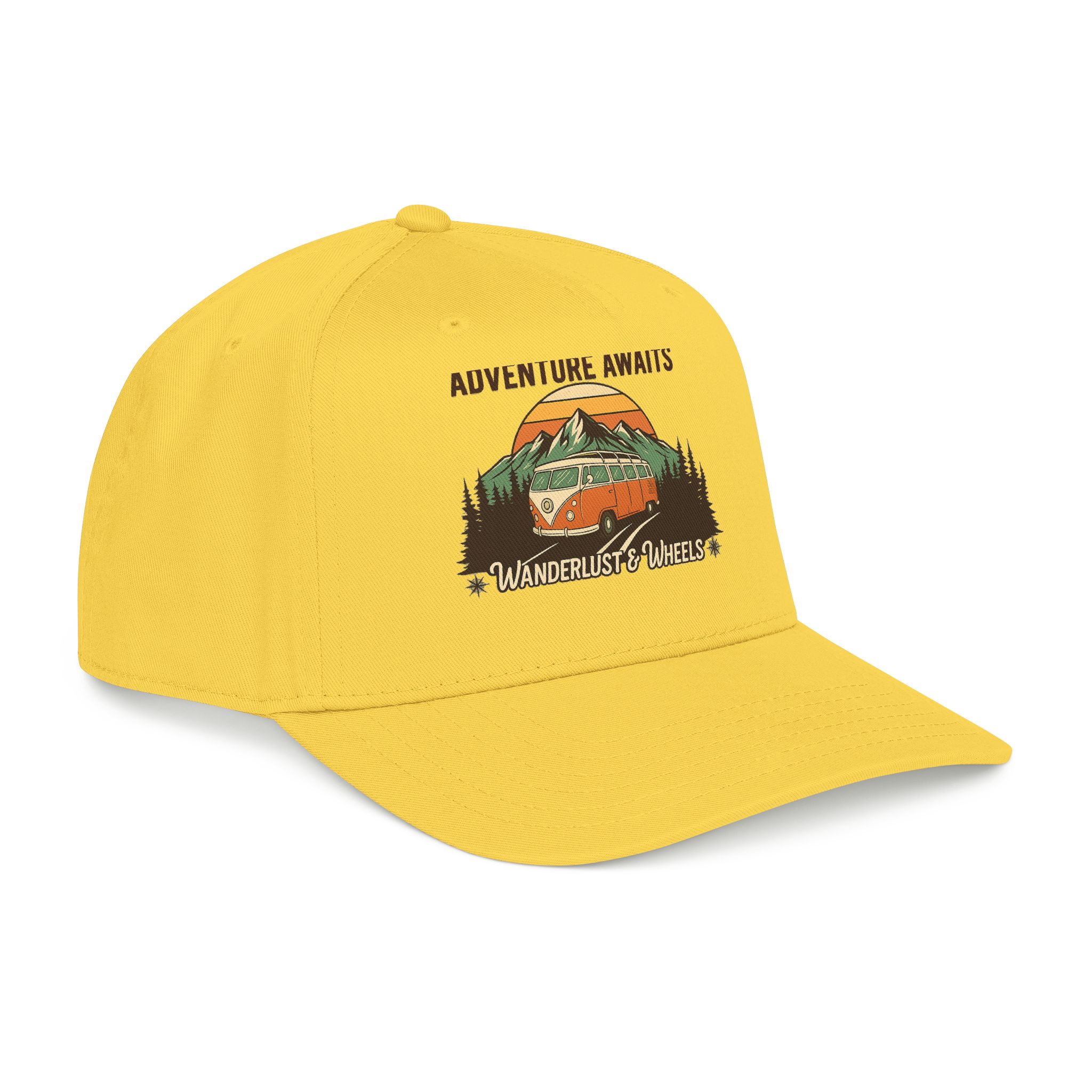 Baseball Cap - "Home Is Where You Adventure Awaits" Mid Profile Baseball Cap