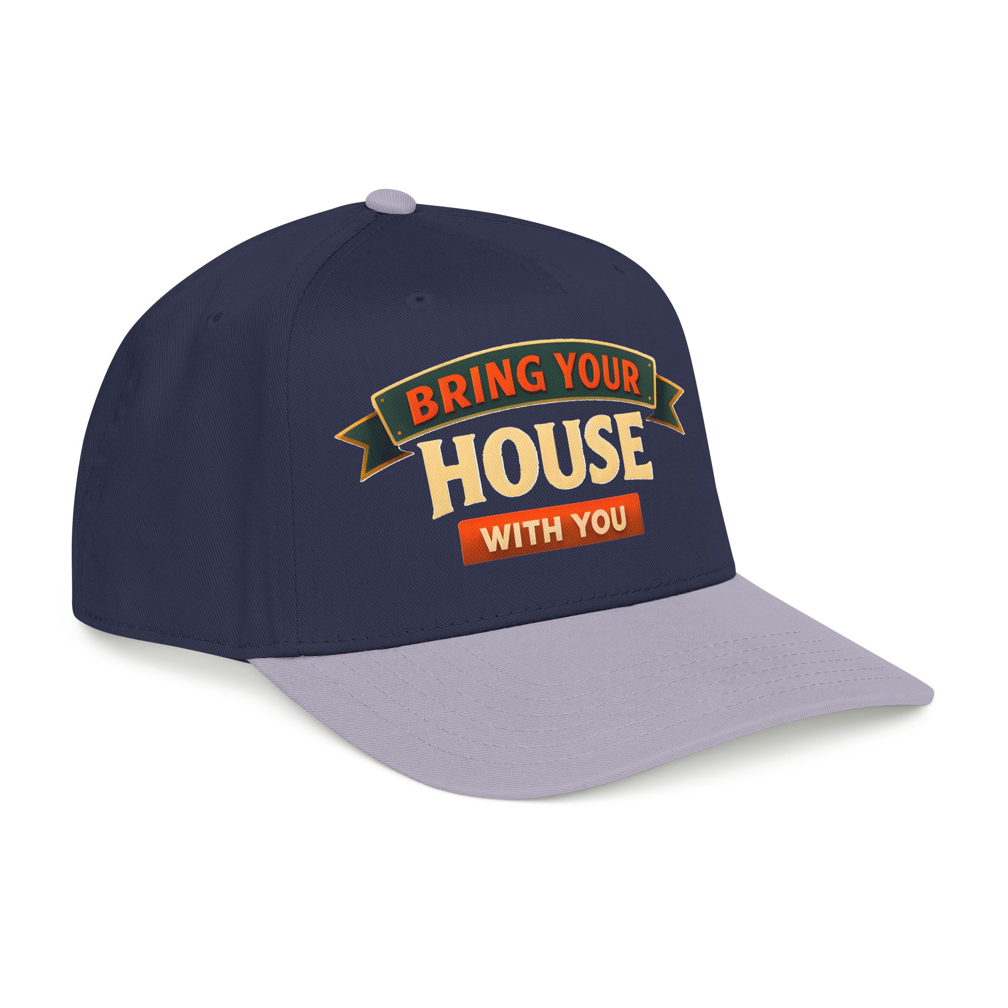 Baseball Cap - "Bring Your House With You" Design Scenic-Line