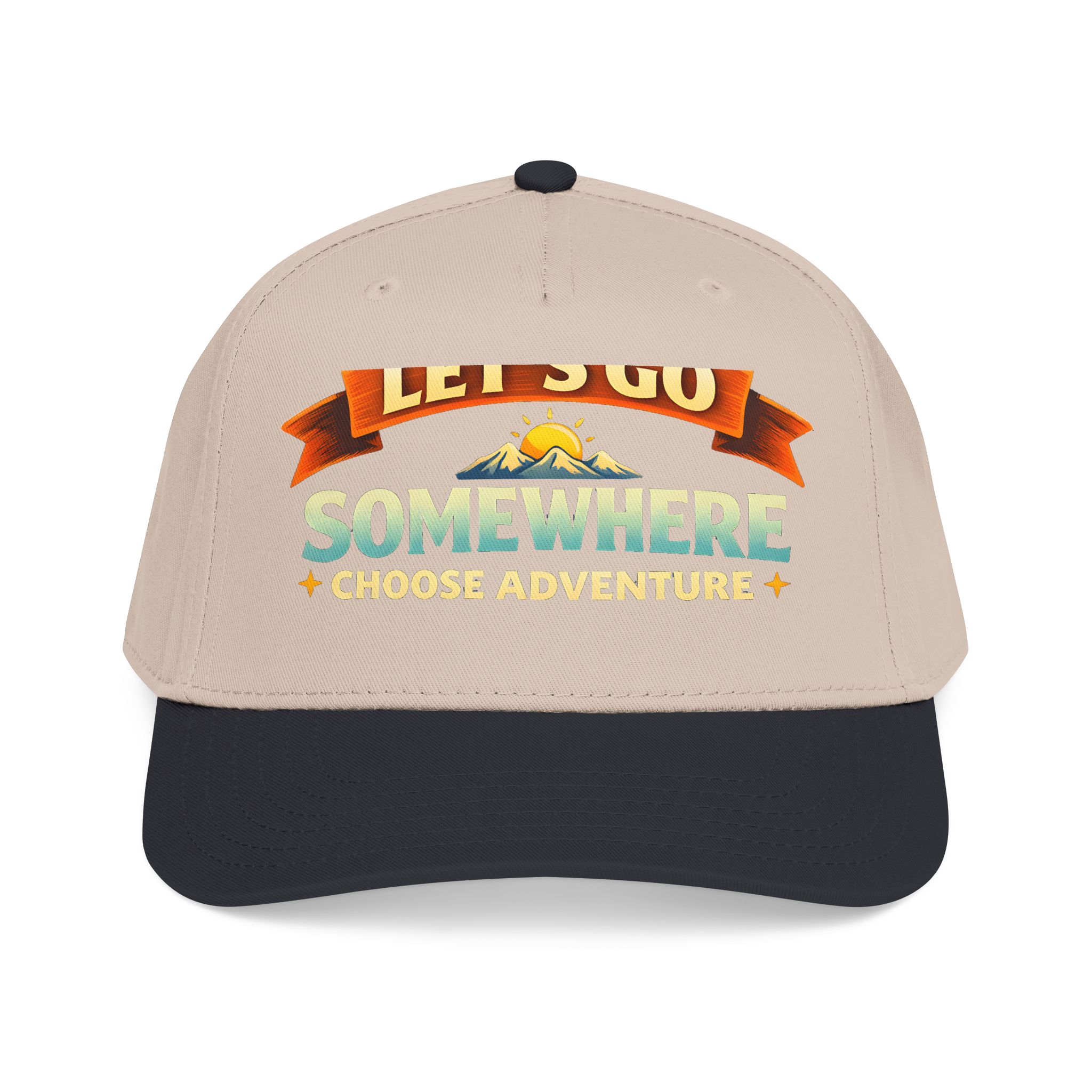 8429415636619289365_2048.jpeg Baseball Cap - "Lets Go Somewhere" Design Scenic-Line