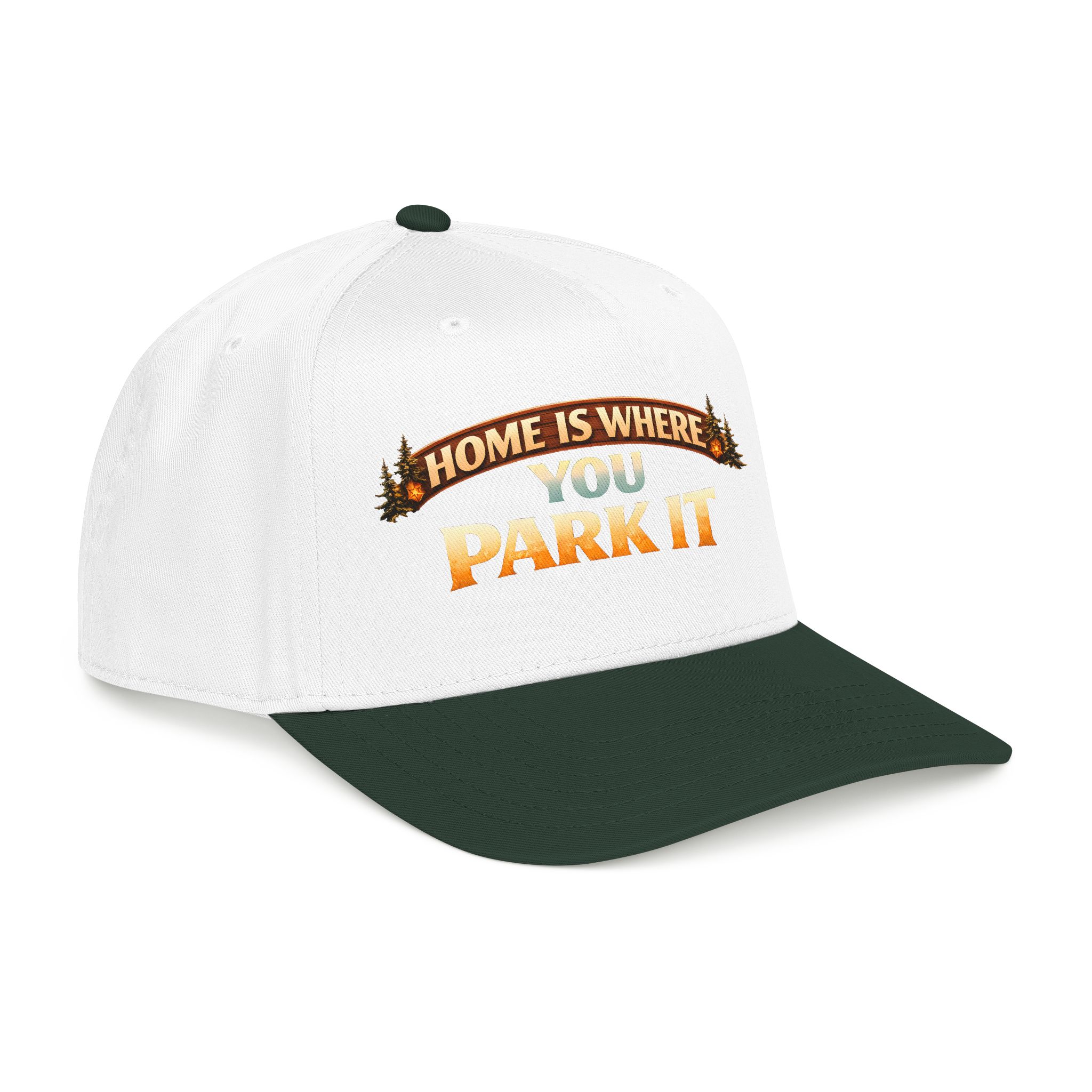 Baseball Cap - "Home Is Where You Park It" Design Scenic-Line