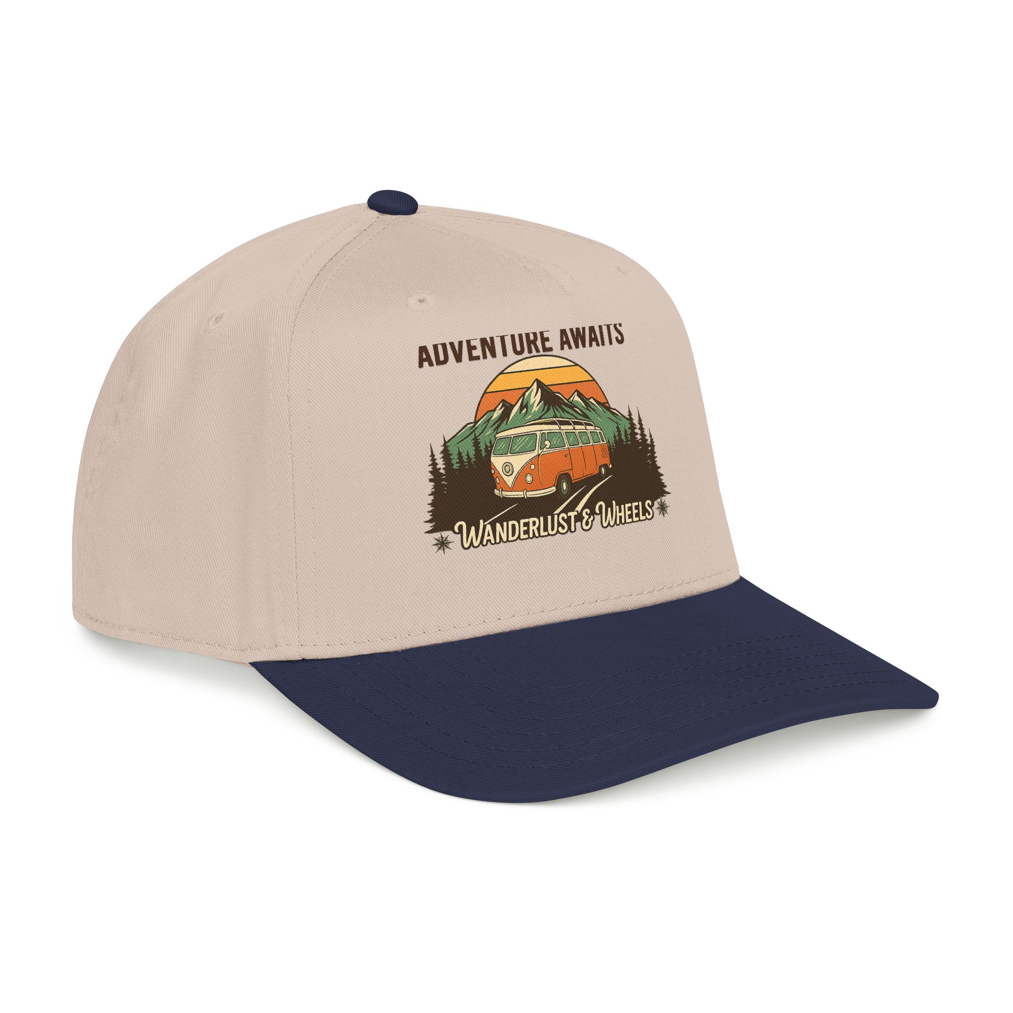 Baseball Cap - "Home Is Where You Adventure Awaits" Mid Profile Baseball Cap