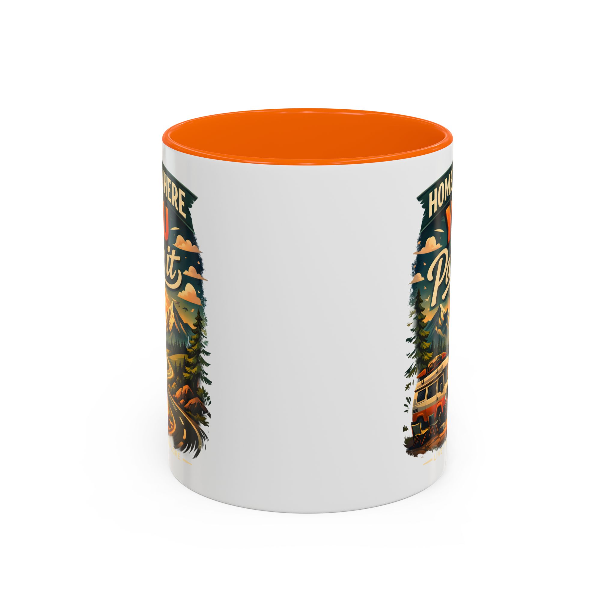 8459559139811628361_2048.jpeg Accent Coffee Mug (11, 15oz) — "Home Is Where You Park It" Design Scenic-Line