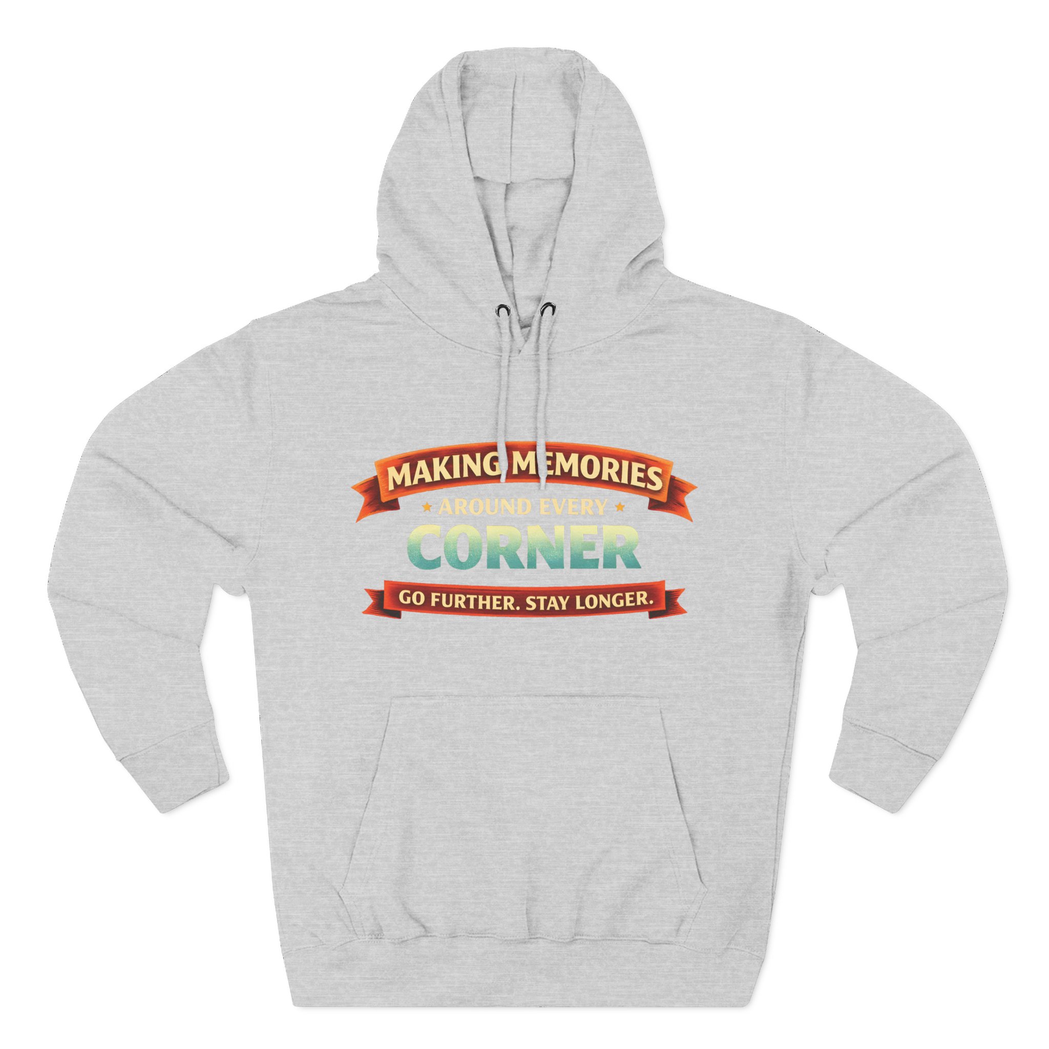 Three-Panel Fleece Hoodie - "Making Memories" Design Scenic-Line