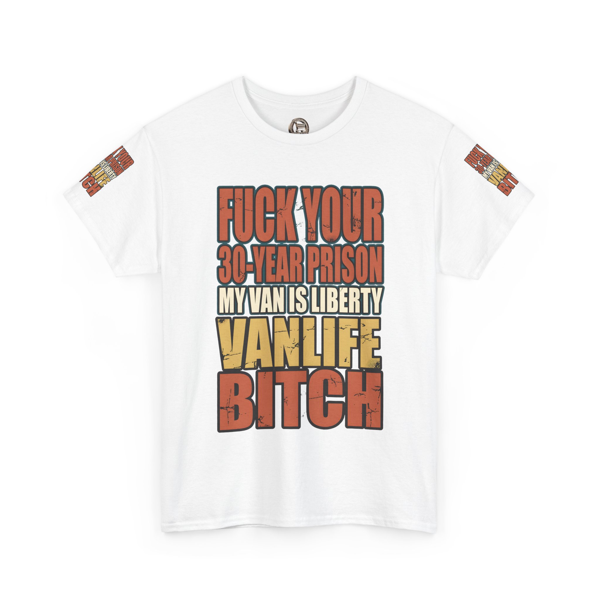 Unisex Heavy Cotton Tee — "Fuck Your 30 Year" Design F**K-Line