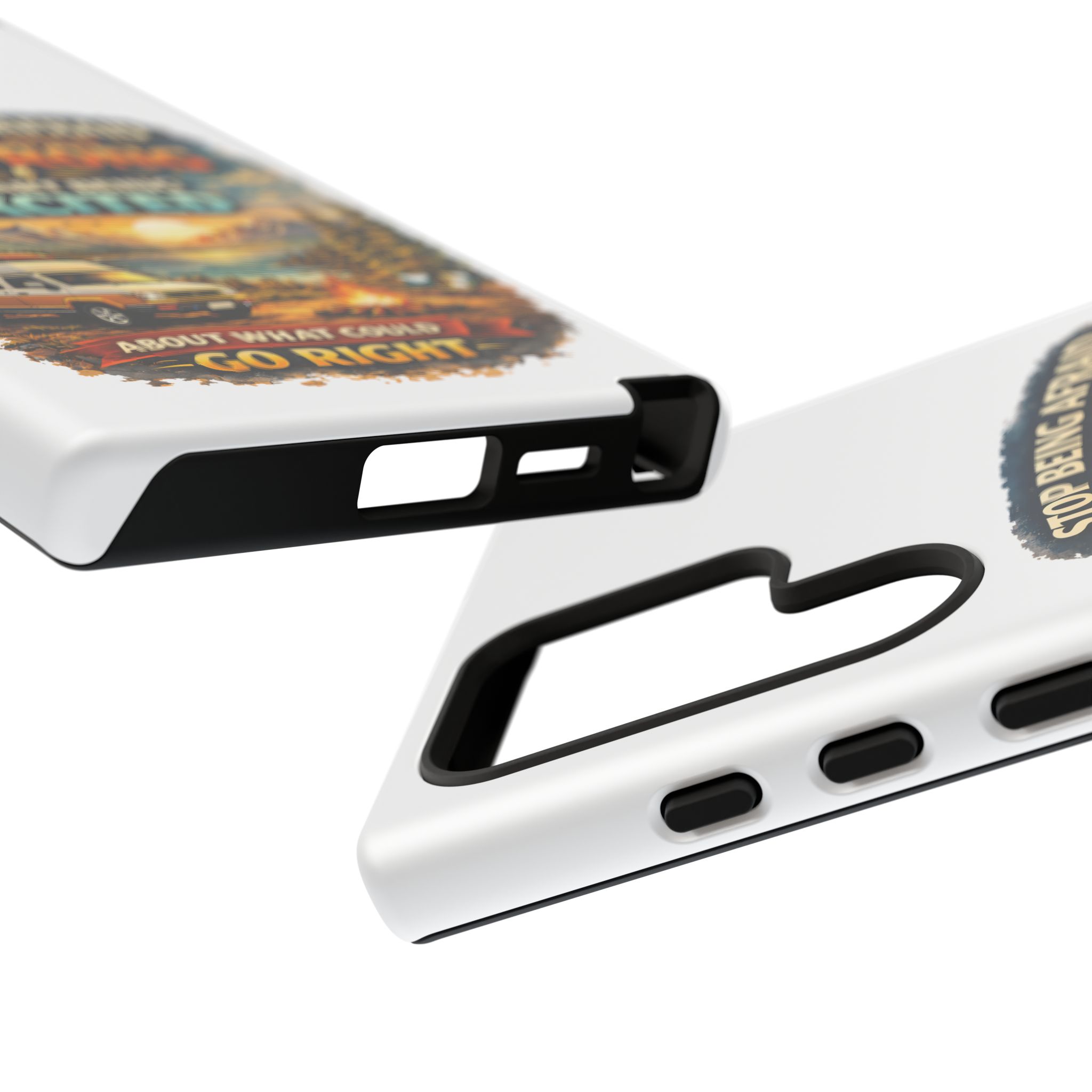Phone Case — "Stop Being Afraid" (Design Scenic-Line)