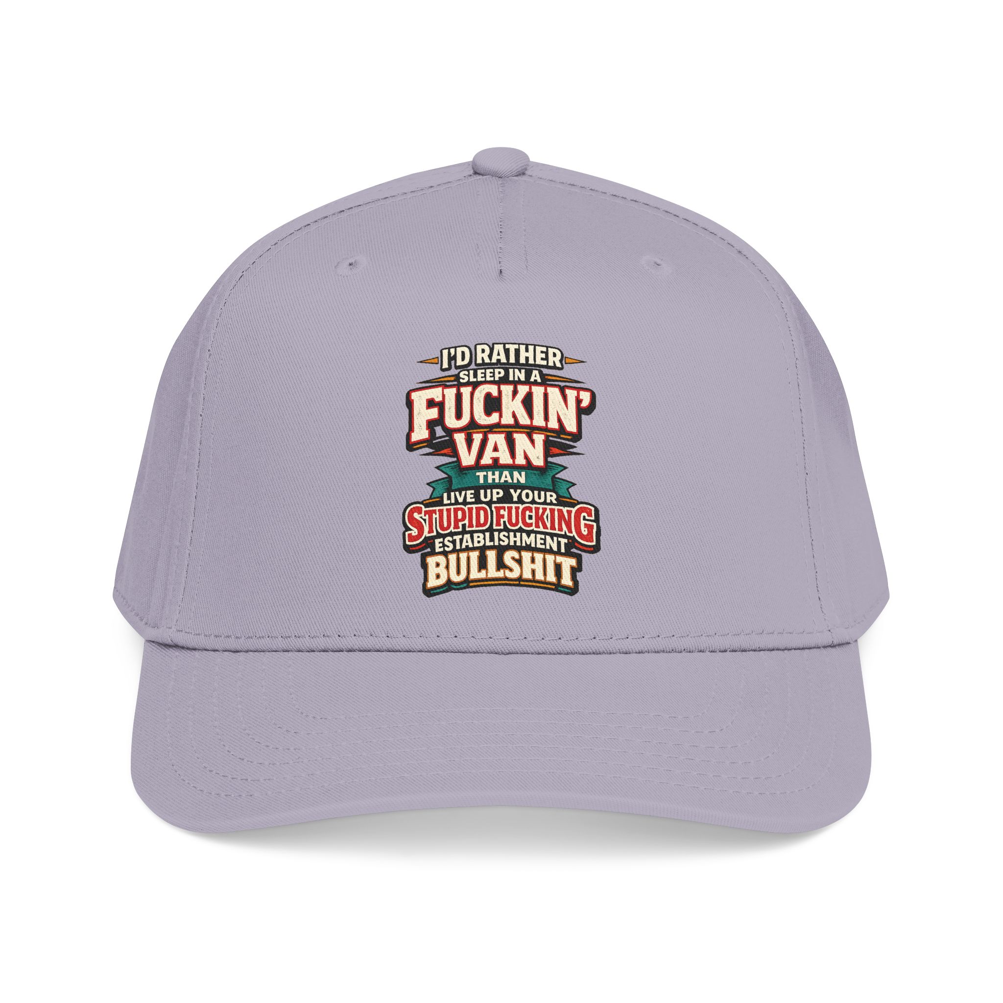 Baseball Cap - "I´d Rather Sleep in A Fucking Van" Design F**K-Line
