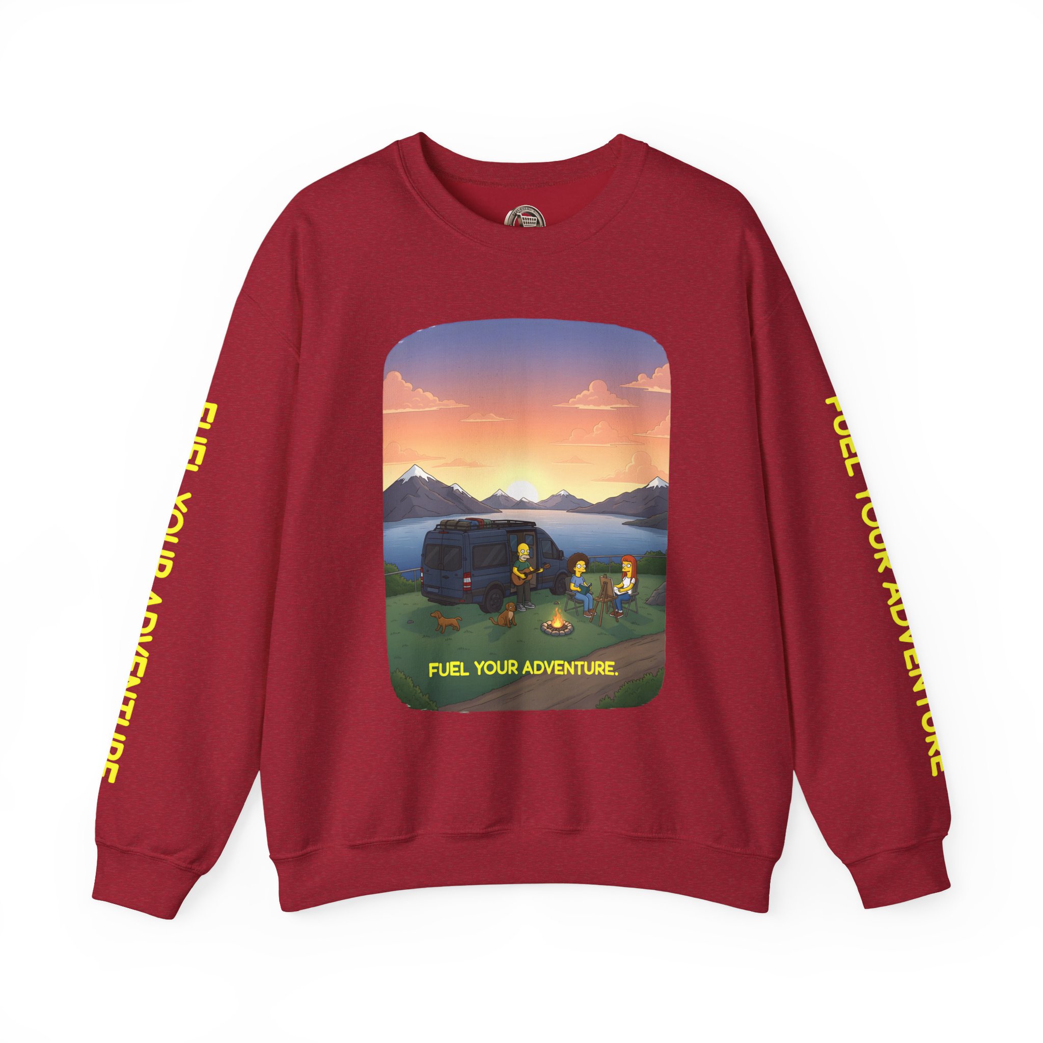8499862585707643127_2048.jpeg Unisex Heavy Blend™ Crewneck Sweatshirt — "Fuel Your Adventure" Design Sitcom-Line