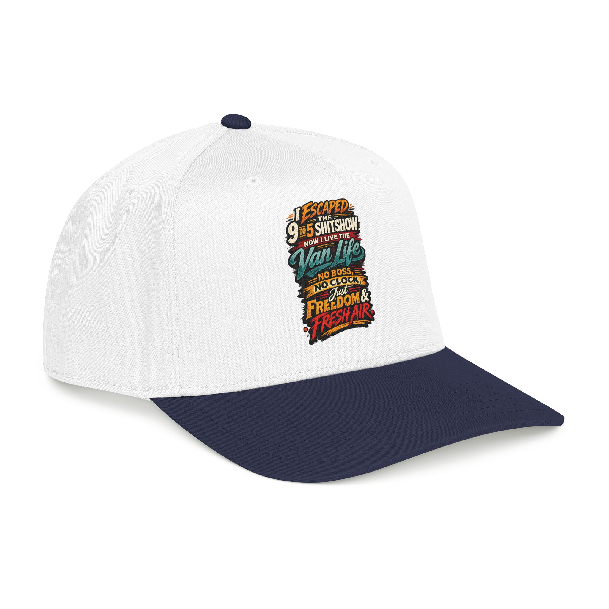 Baseball Cap - "I Escaped The 9 To 5" Design F**K-Line