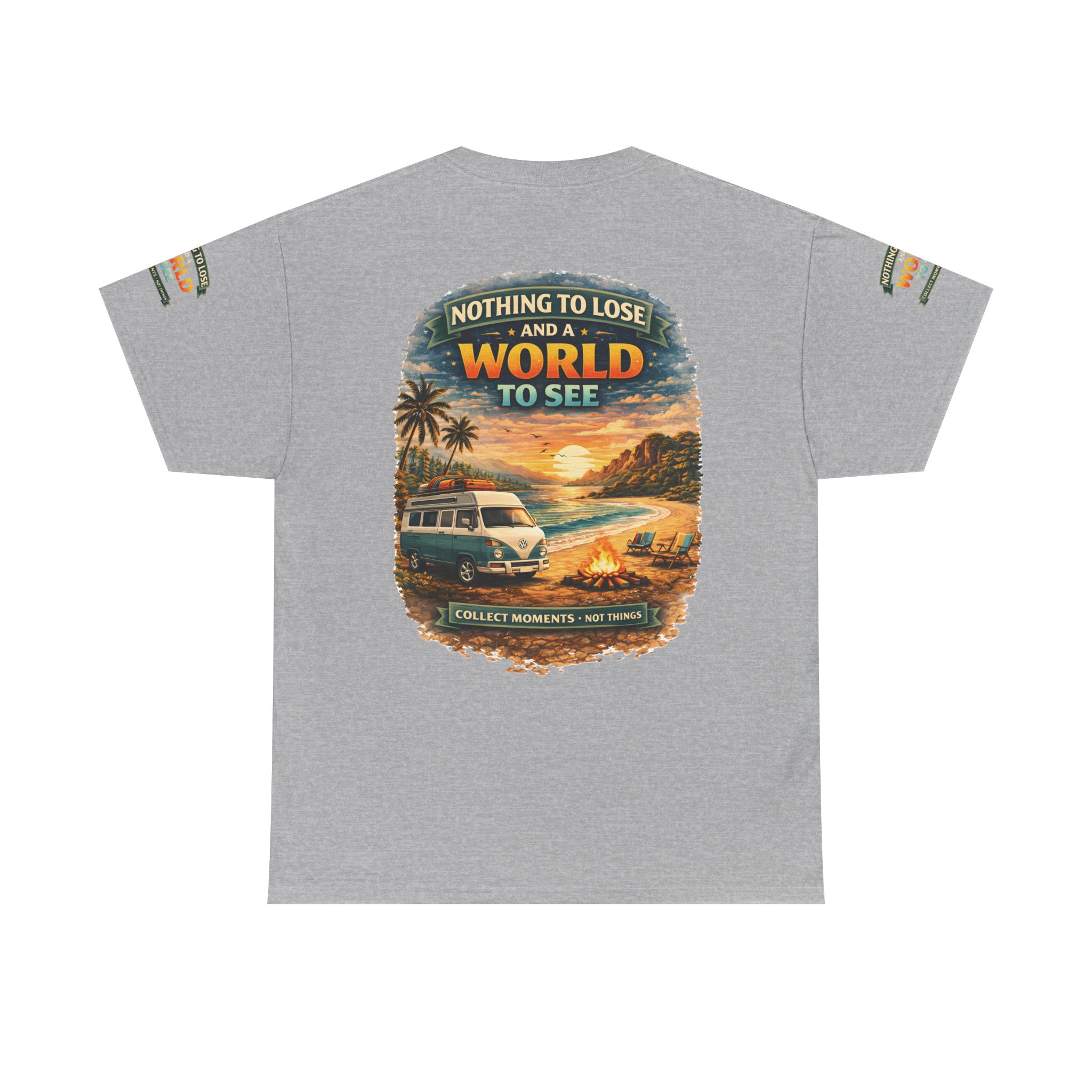 8522073100028129364_2048.jpeg Unisex Heavy Cotton Tee — "Nothing To Lose " Design Scenic-Line