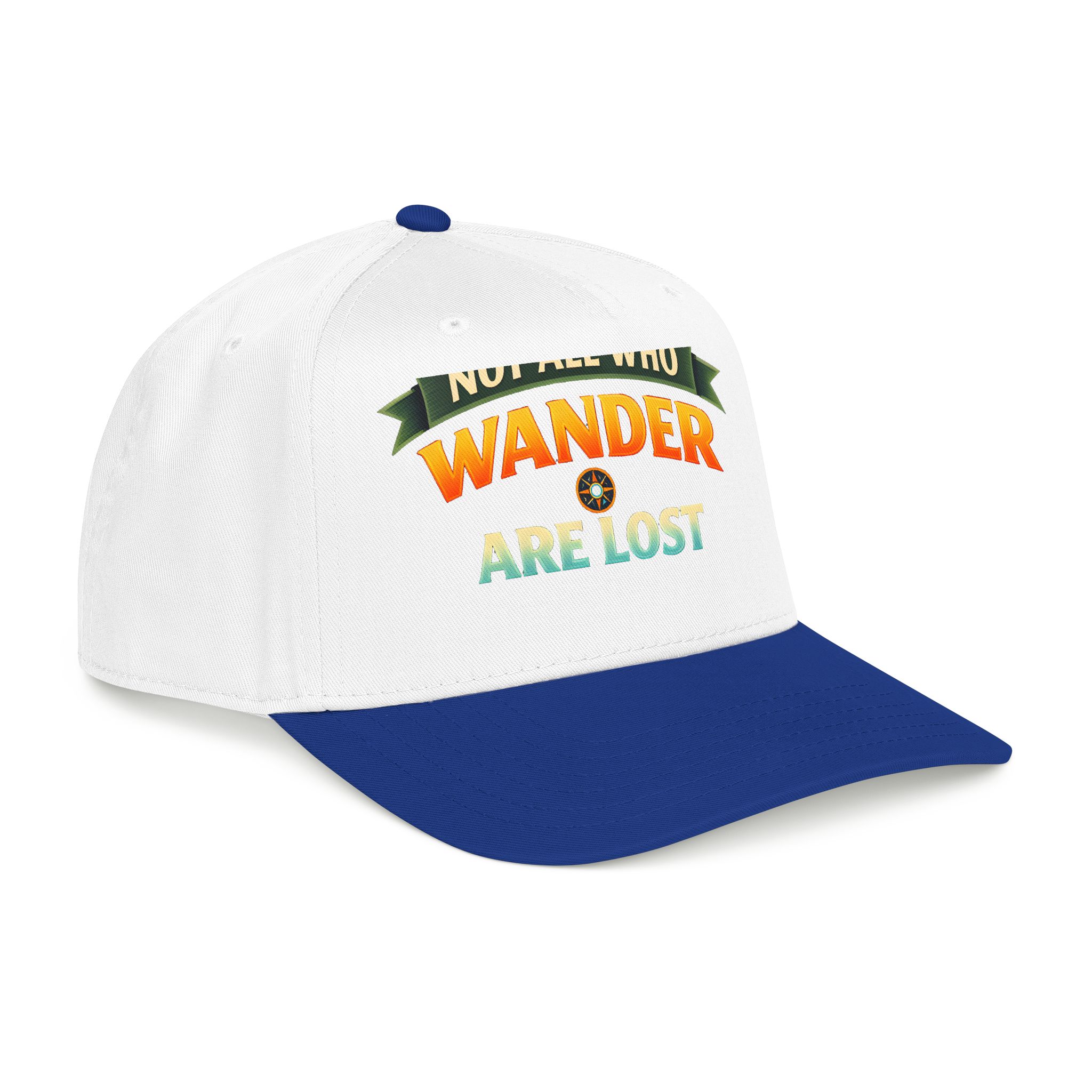 Baseball Cap - "Not All Who Wander Are Lost" Design Scenic-Line
