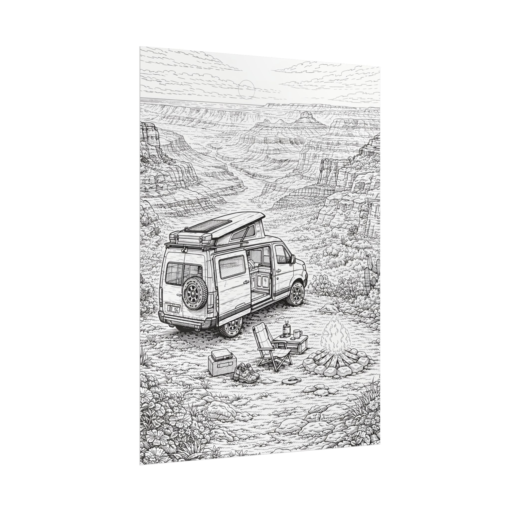 8545925363443458461_2048-1.jpeg Campervan Poster — Vintage RV Camping Landscape Wall Art