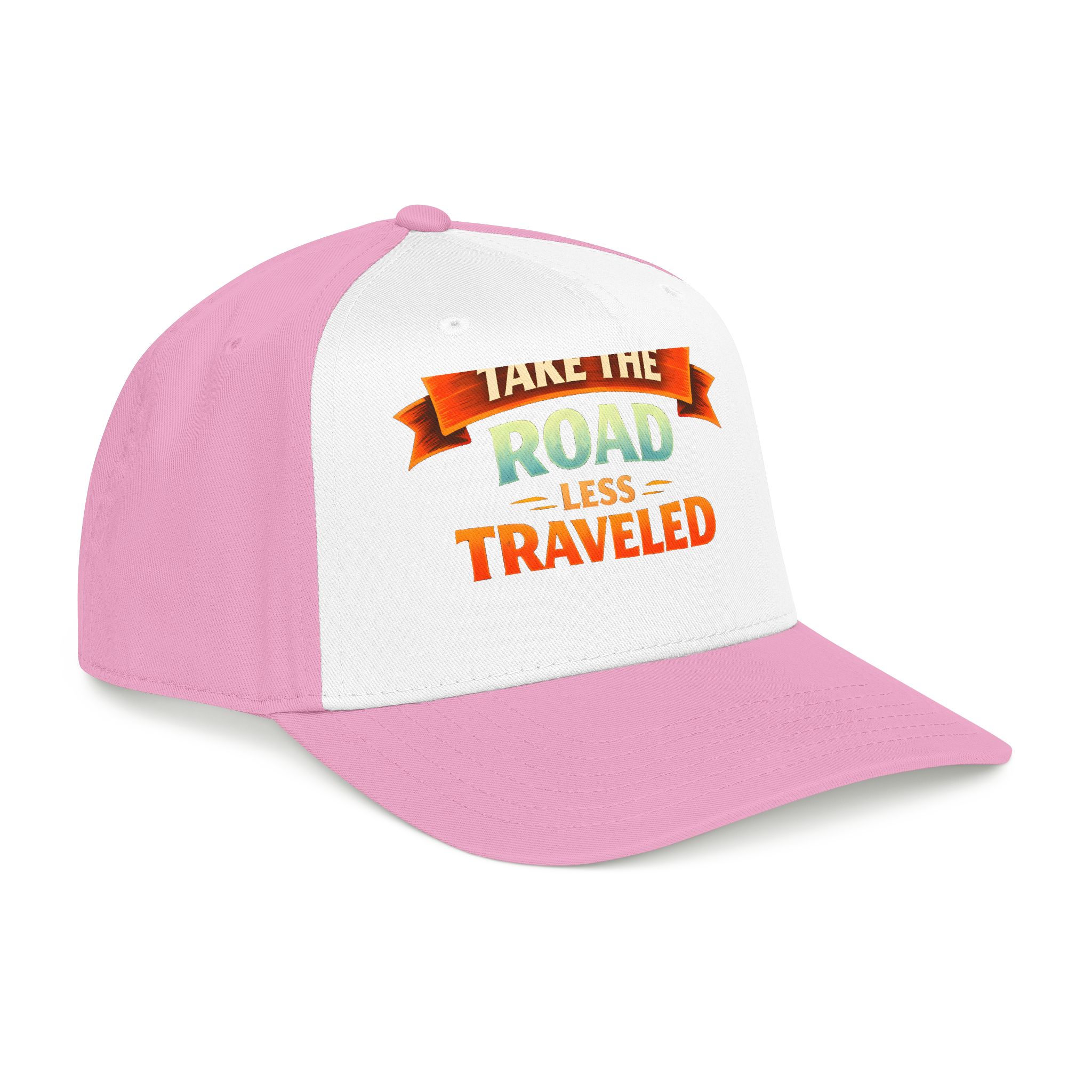 Baseball Cap - "Take The Road Less Traveled" Design Scenic-Line