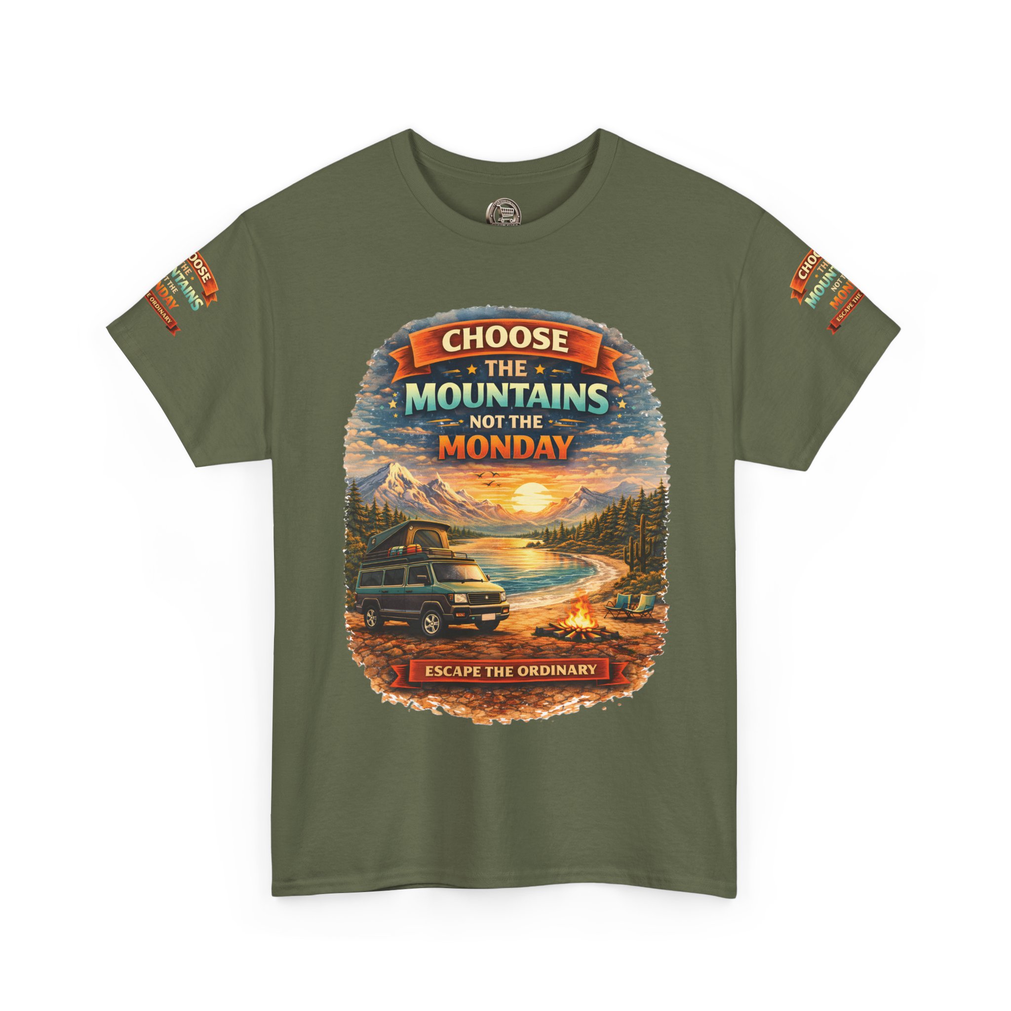 855155489901585415_2048.jpeg Unisex Heavy Cotton Tee — "Choose The Mountens" Design Scenic-Line