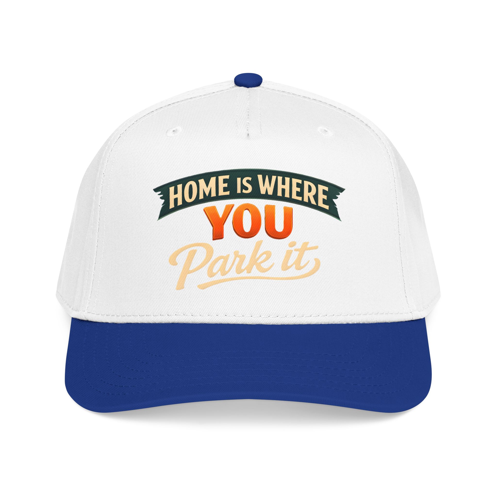 Baseball Cap - "Home Is where You Park It" Design Scenic-Line