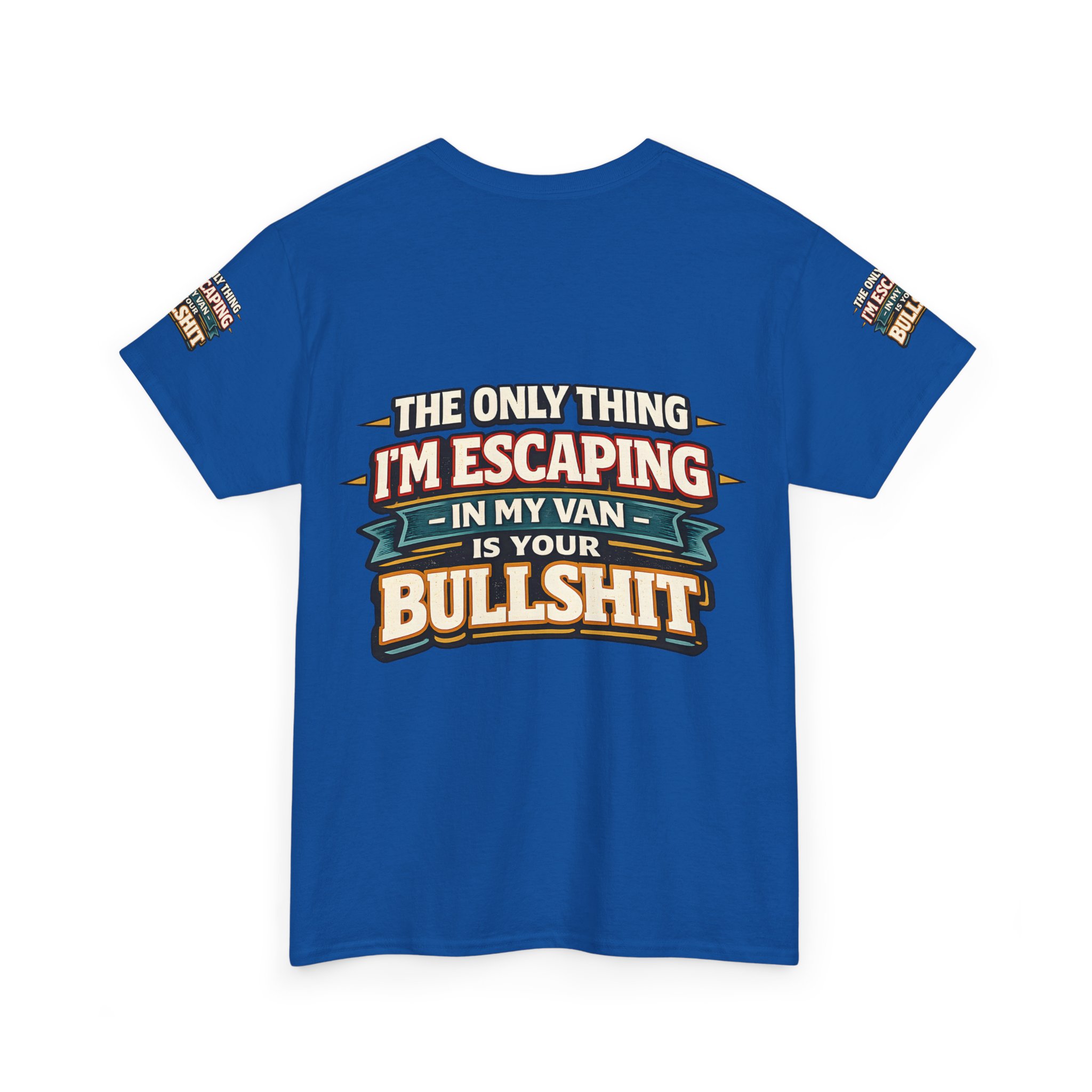 Unisex Heavy Cotton Tee — "The Only Thing I´m Escaping" Design F**K-Line