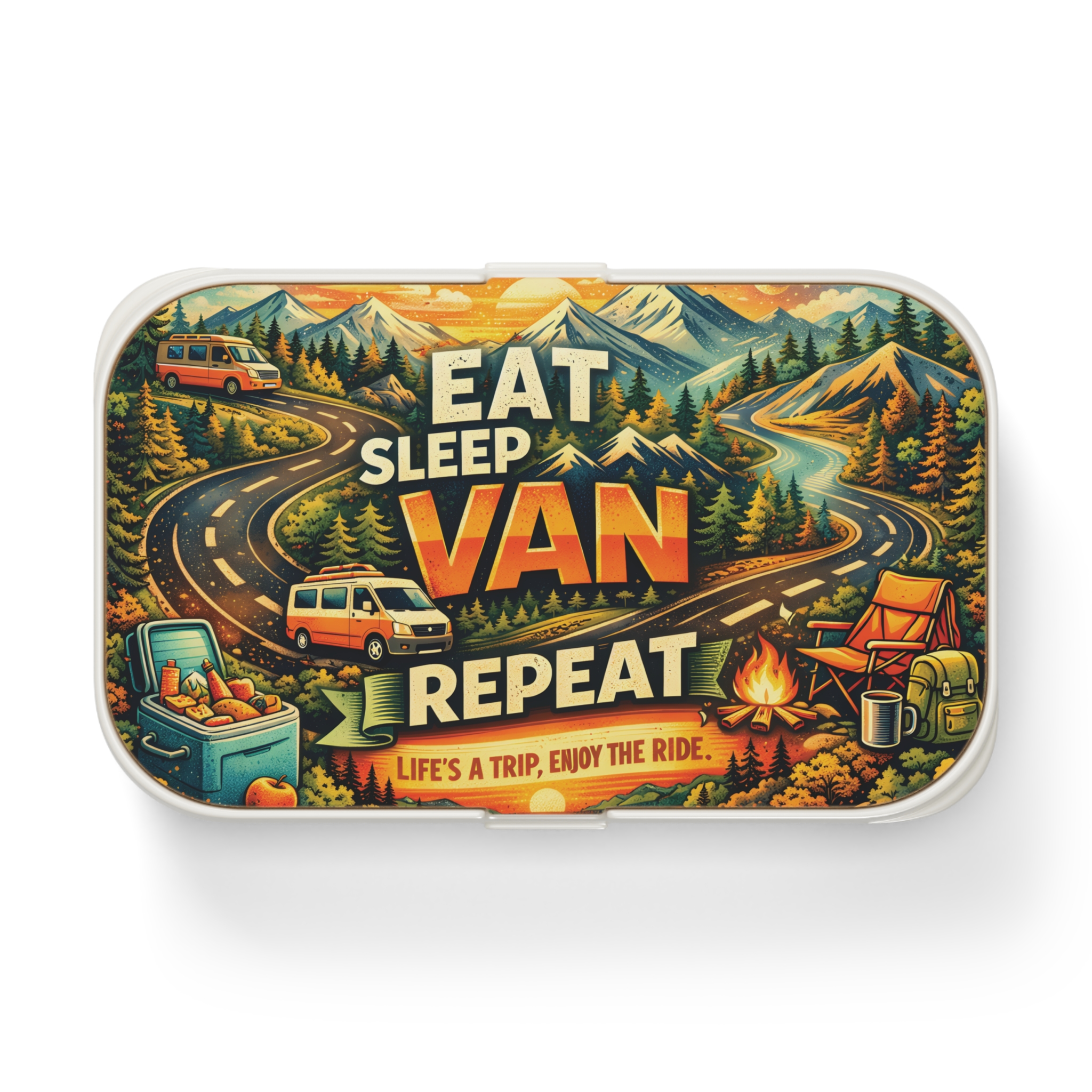 Adventure Camper Bento Box – Campervan Road Trip Lunchbox