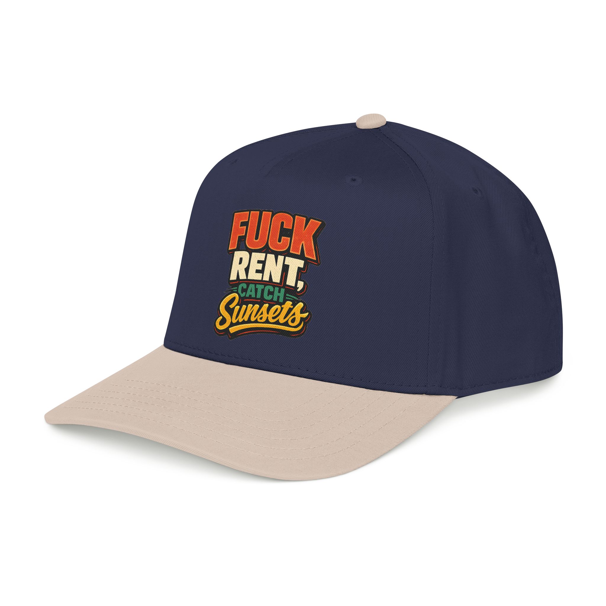Baseball Cap - "Fuck Rent Catch Sunsets" Design F**K-Line