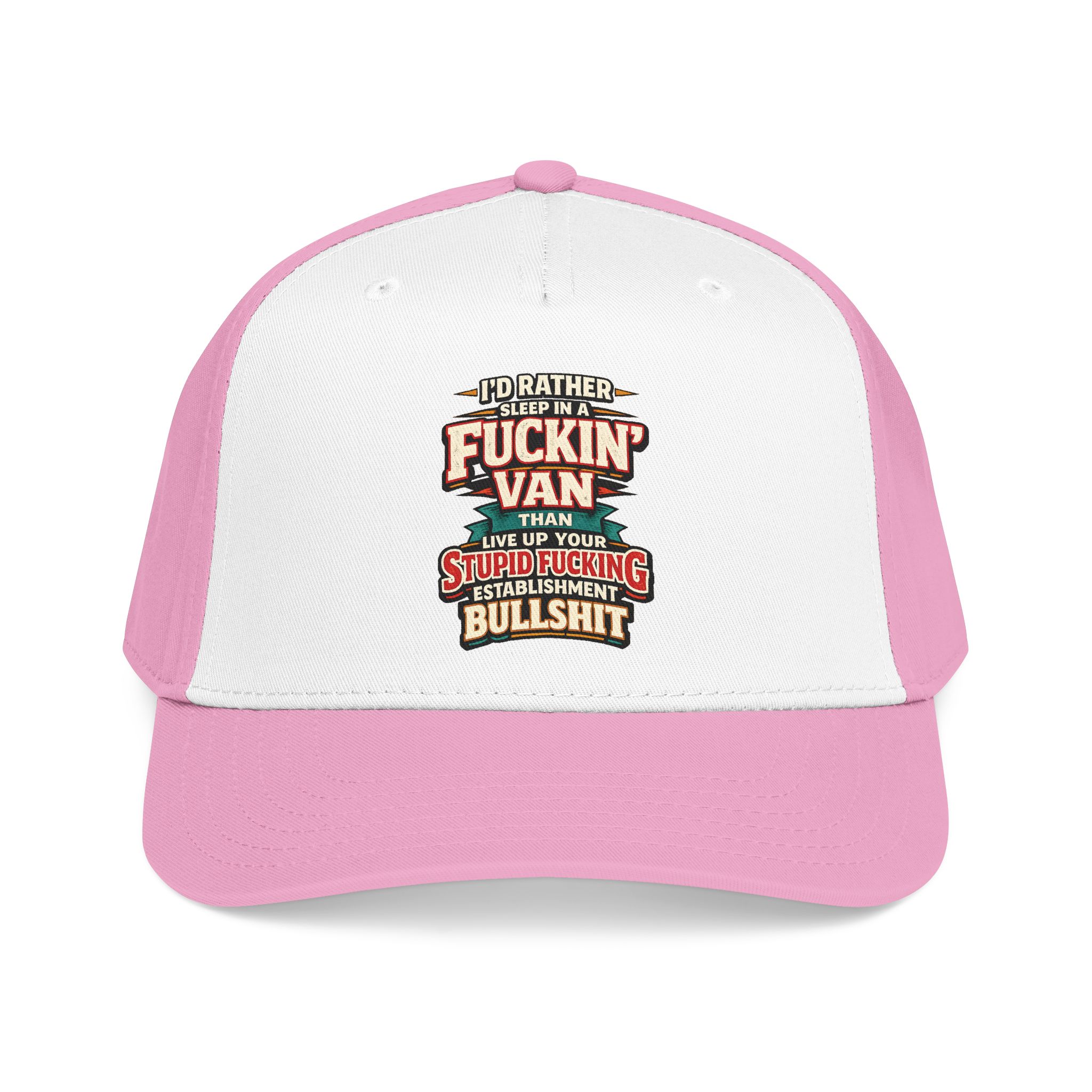Baseball Cap - "I´d Rather Sleep in A Fucking Van" Design F**K-Line