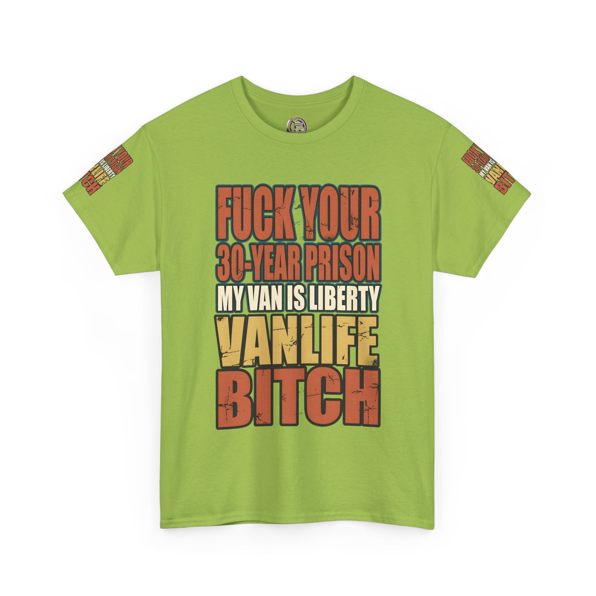 Unisex Heavy Cotton Tee — "Fuck Your 30 Year" Design F**K-Line