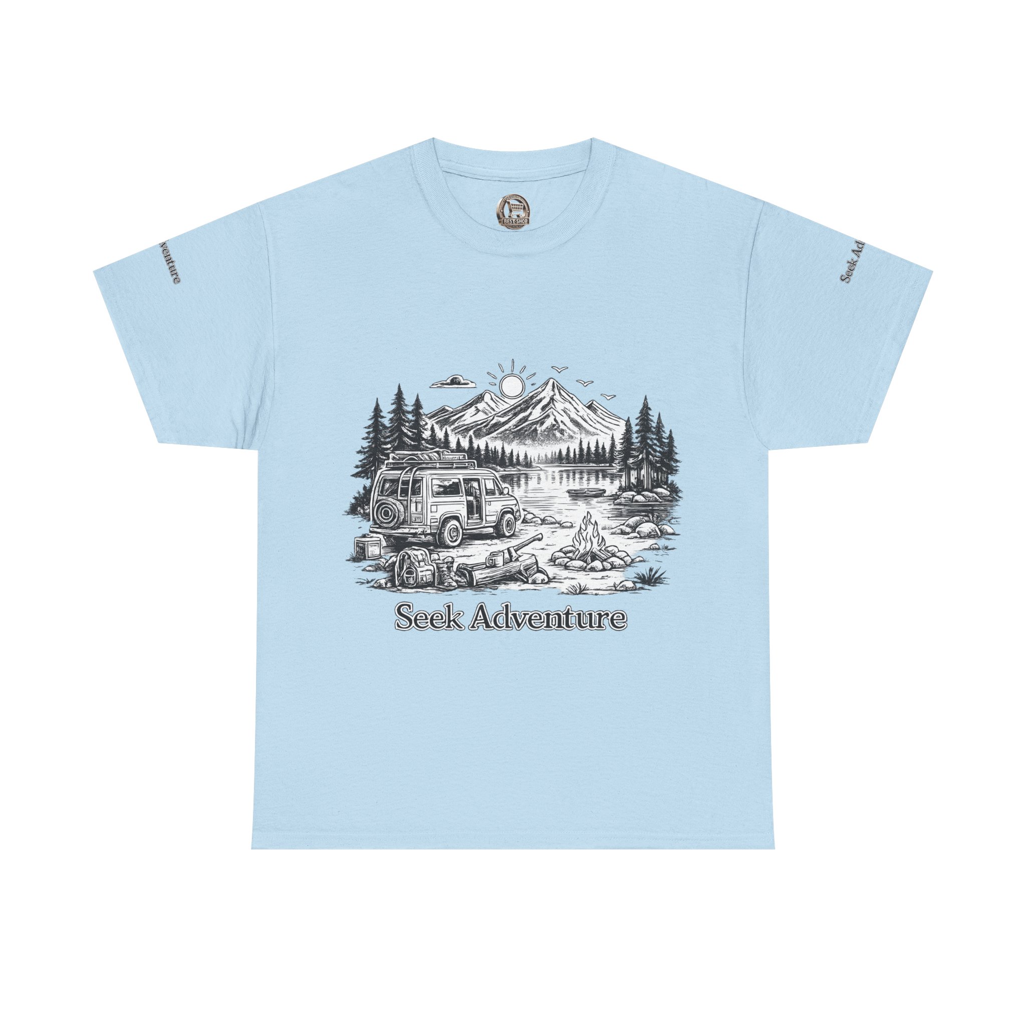 8637413053240835197_2048.jpeg Unisex Heavy Cotton Tee — "Seek Adventure" Design Minimal-Line