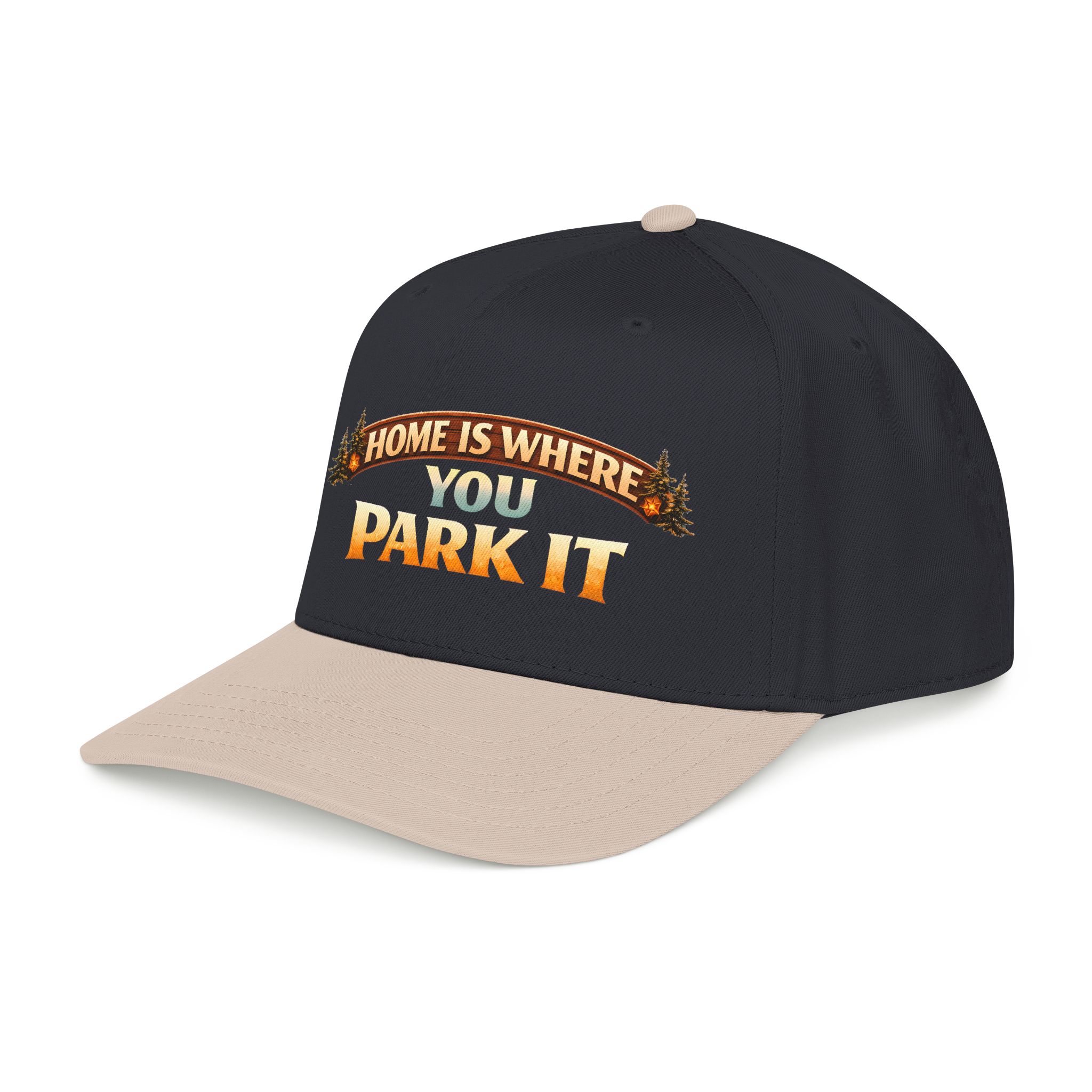 Baseball Cap - "Home Is Where You Park It" Design Scenic-Line
