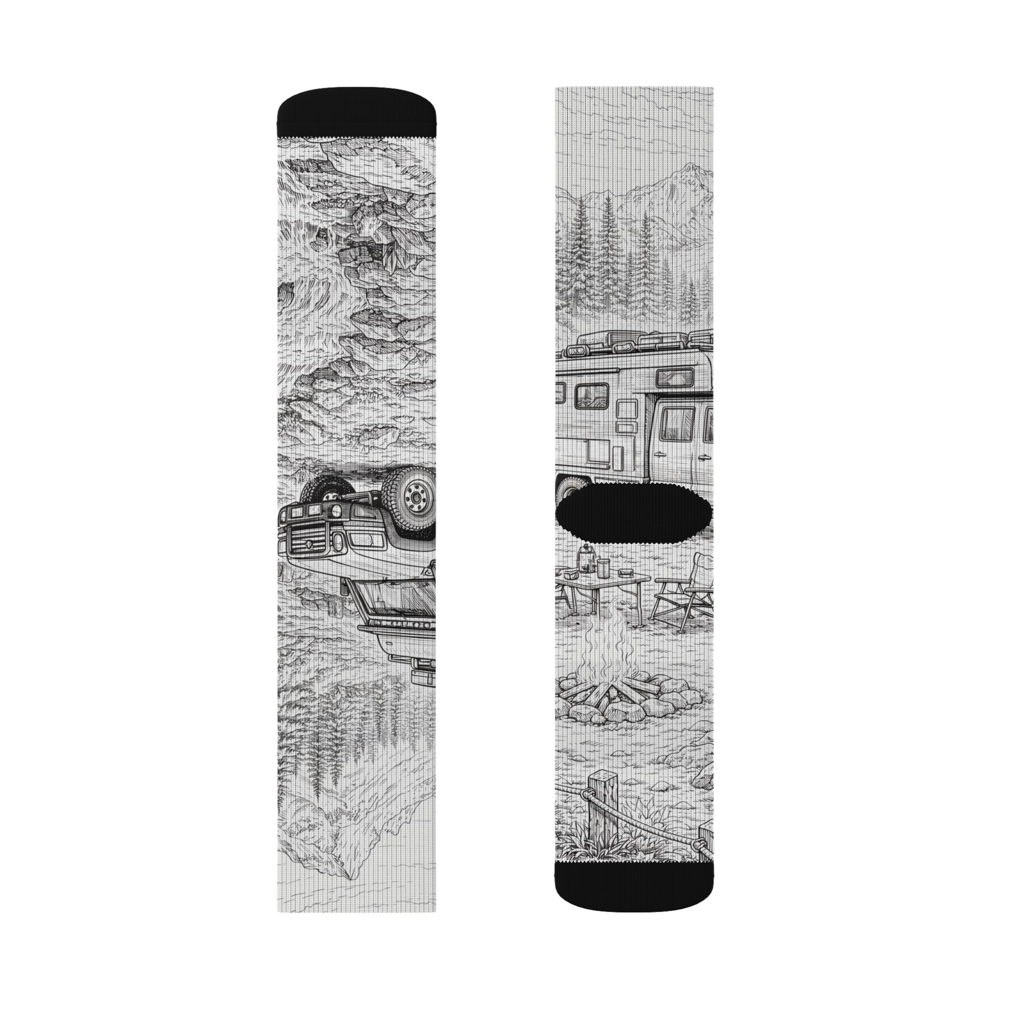 8687801980376974307_2048-1.jpeg Sublimation Socks — Retro Camper Roadtrip Crew Socks