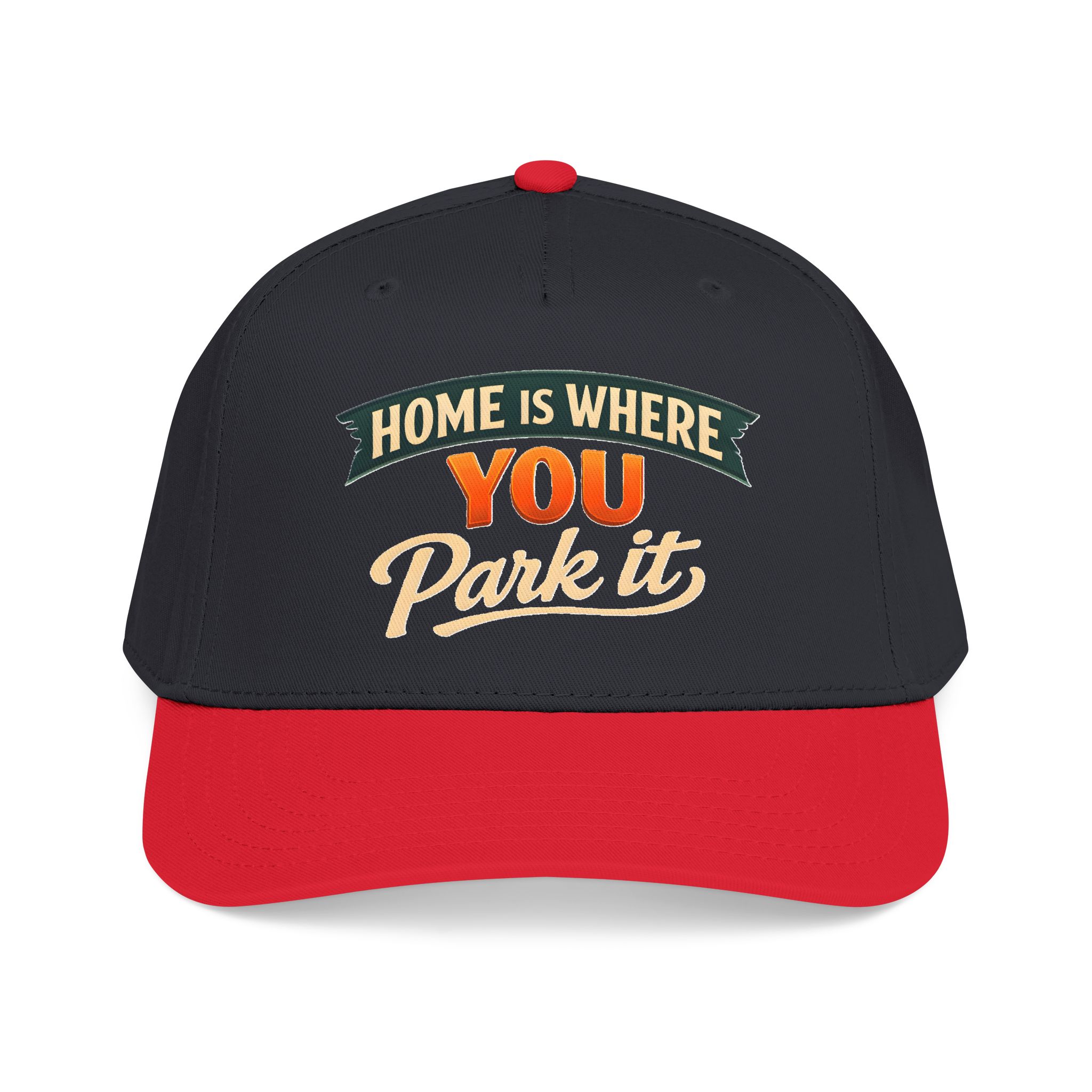Baseball Cap - "Home Is where You Park It" Design Scenic-Line