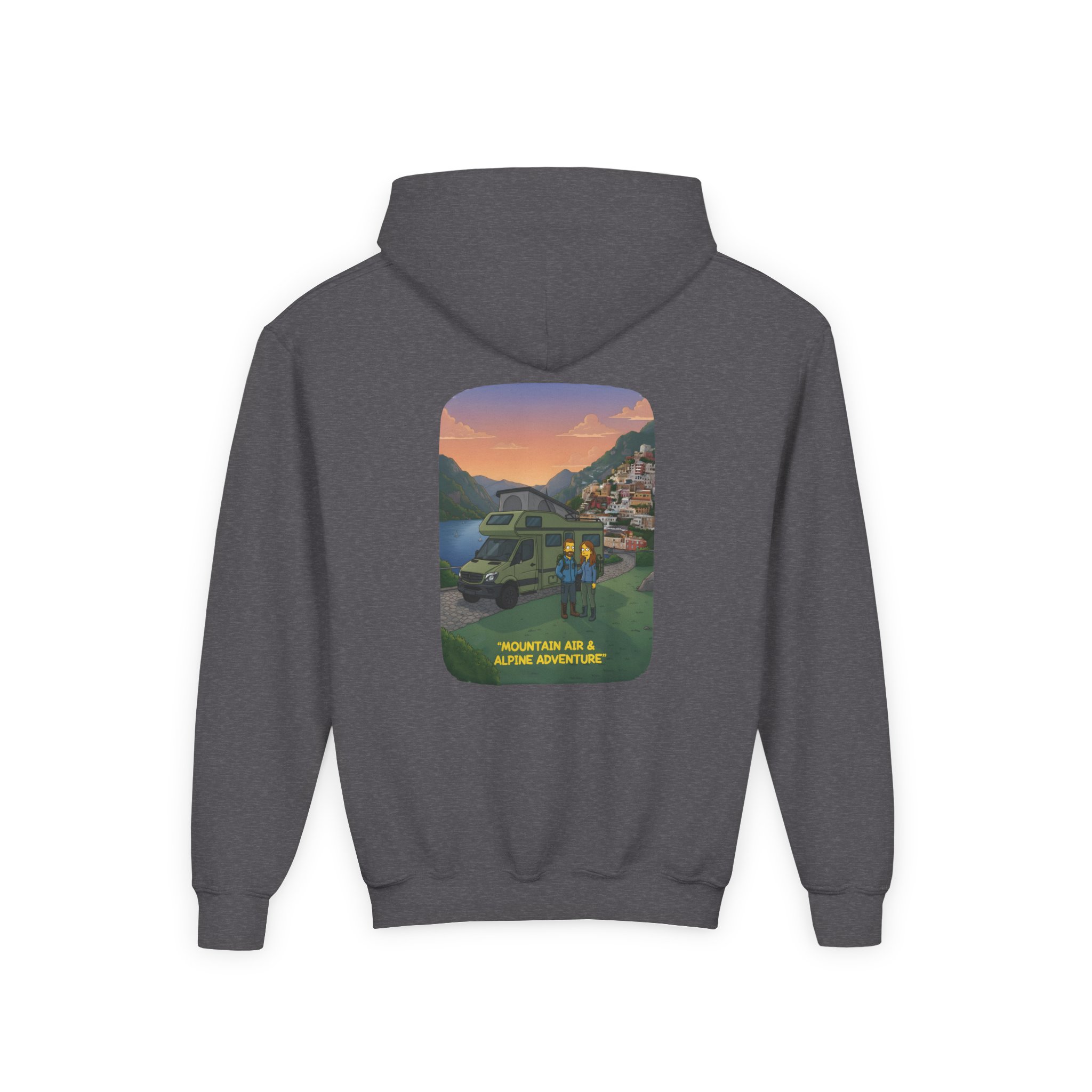 8701265276408447536_2048.jpeg Youth Hoodie(Gildan) – "Mountain Air And Alpine Adventure" (Design Sitcom-Line)