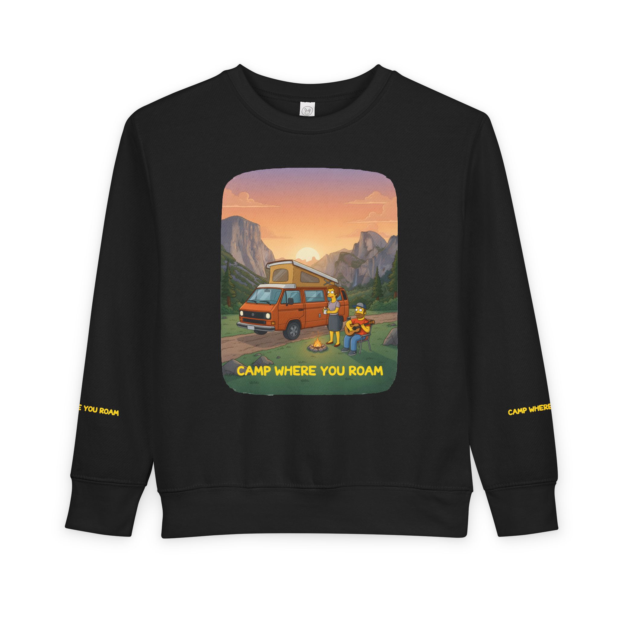 8732408059488139570_2048-1.jpeg Toddler Sweatshirt - "Camp Where You Roam" (Design Sitcom-Line)