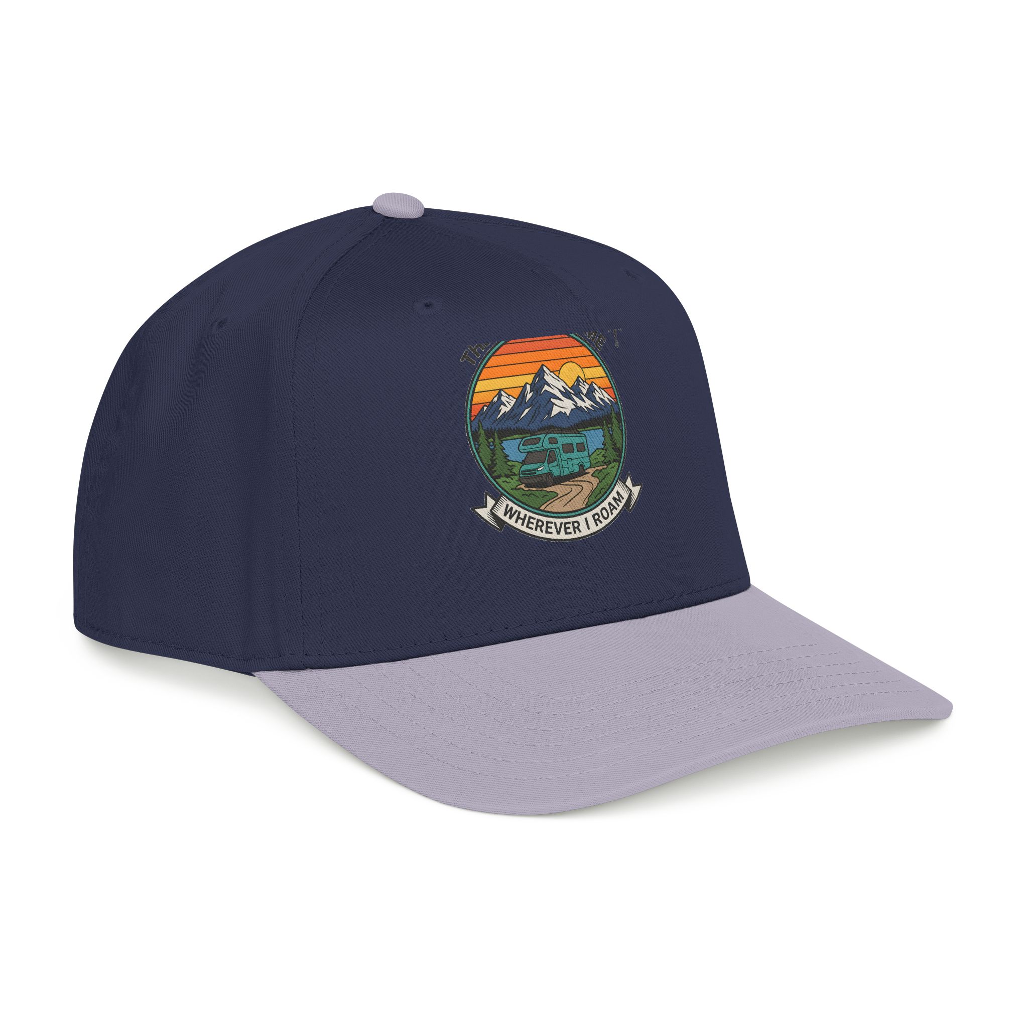 Baseball Cap — "The Road Is Home, Wherever I Roam"