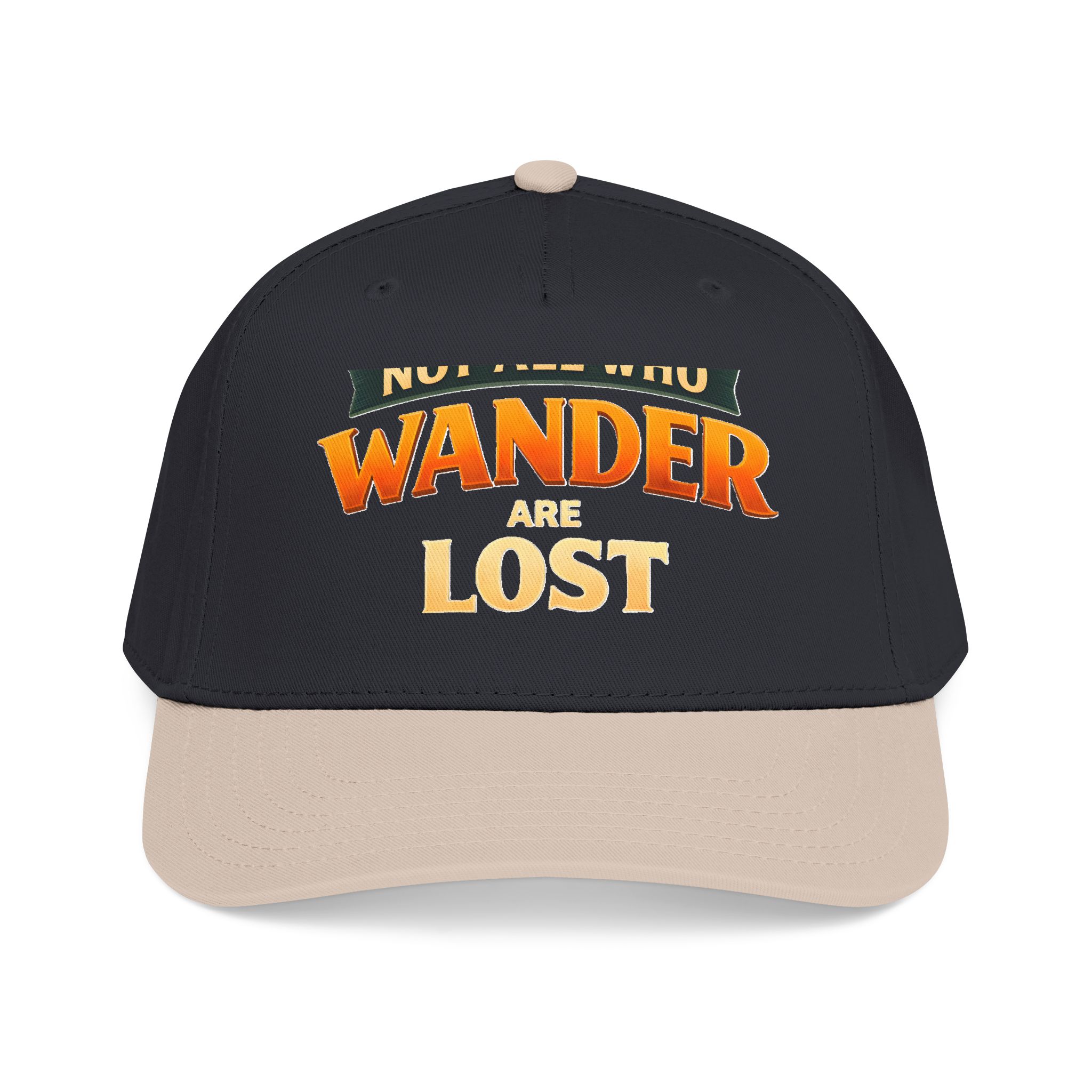 Baseball Cap - "Not All Who Wander Are Lost" Design Scenic-Line