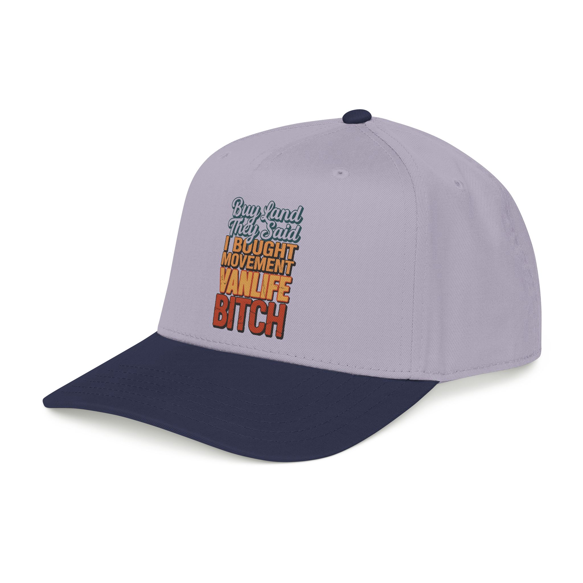 Baseball Cap - "Buy Land They Said" Design F**K-Line