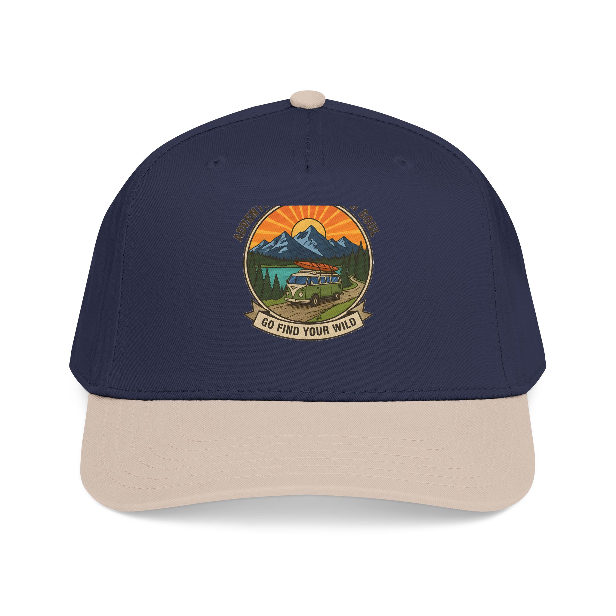 Baseball Cap — "Go Find Your Wild" Outdoor Patch