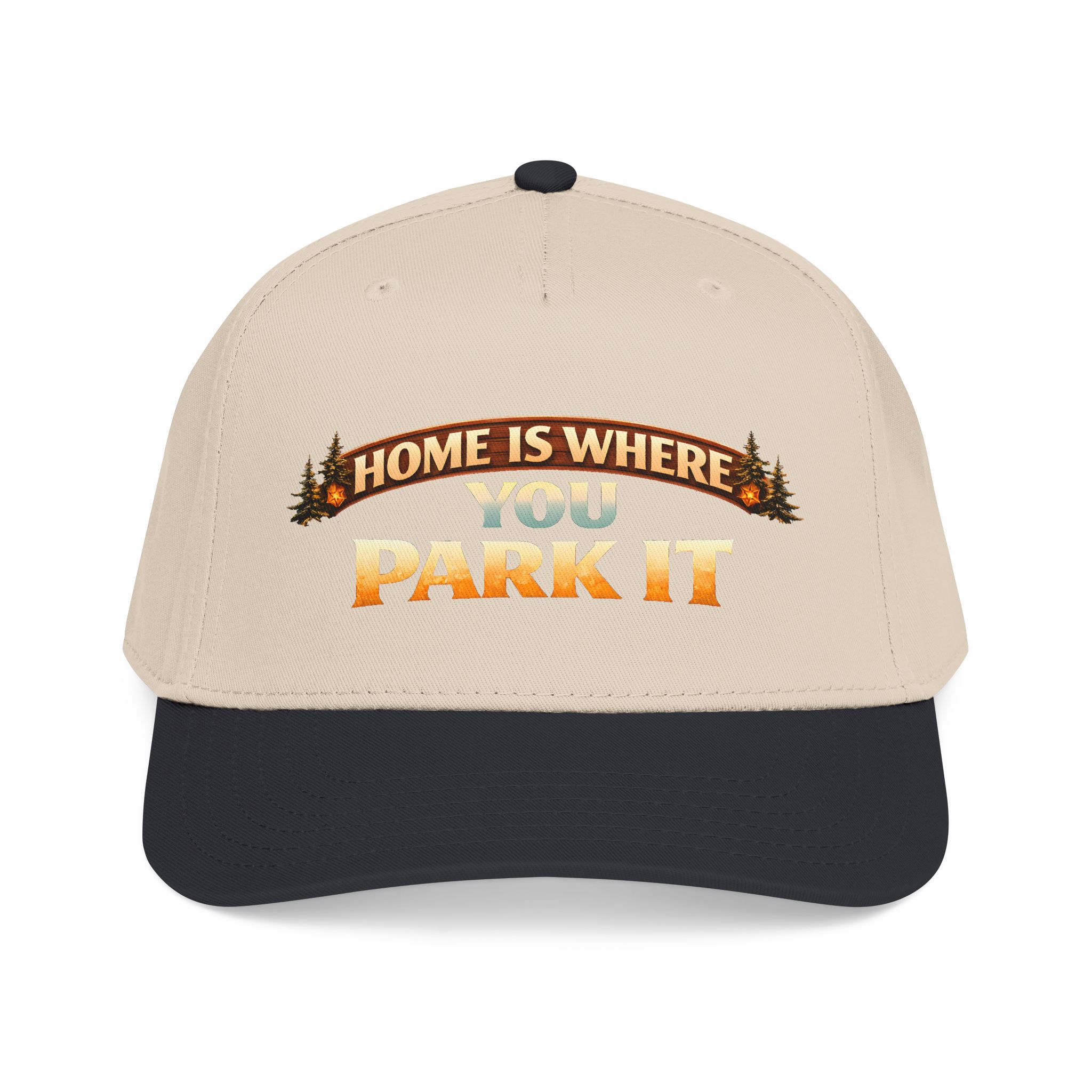 Baseball Cap - "Home Is Where You Park It" Design Scenic-Line