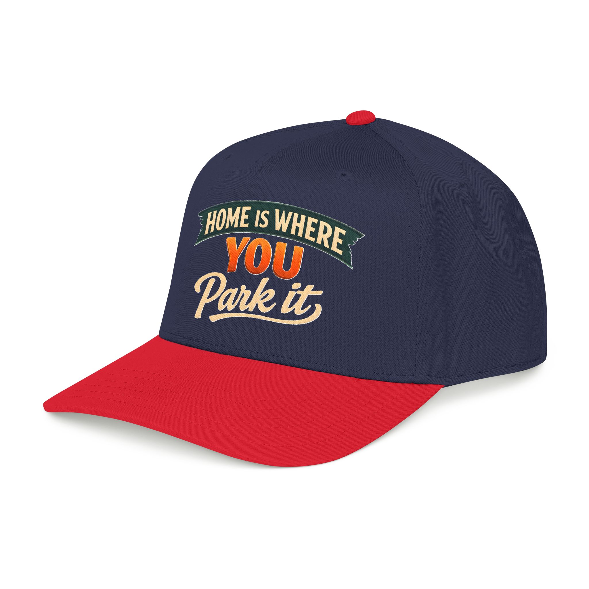 Baseball Cap - "Home Is where You Park It" Design Scenic-Line