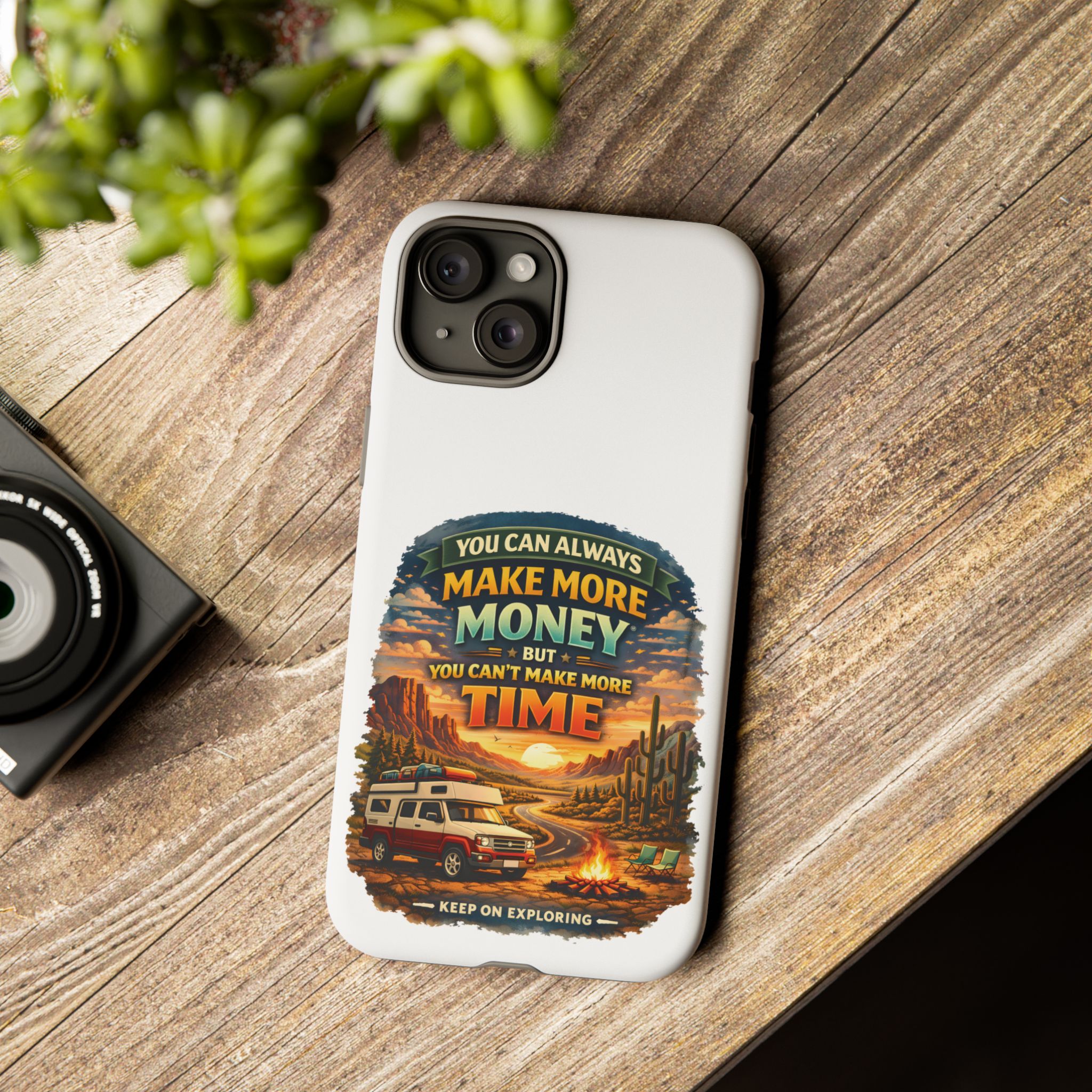 Phone Case — "You Can Always Make Money" (Design Scenic-Line)