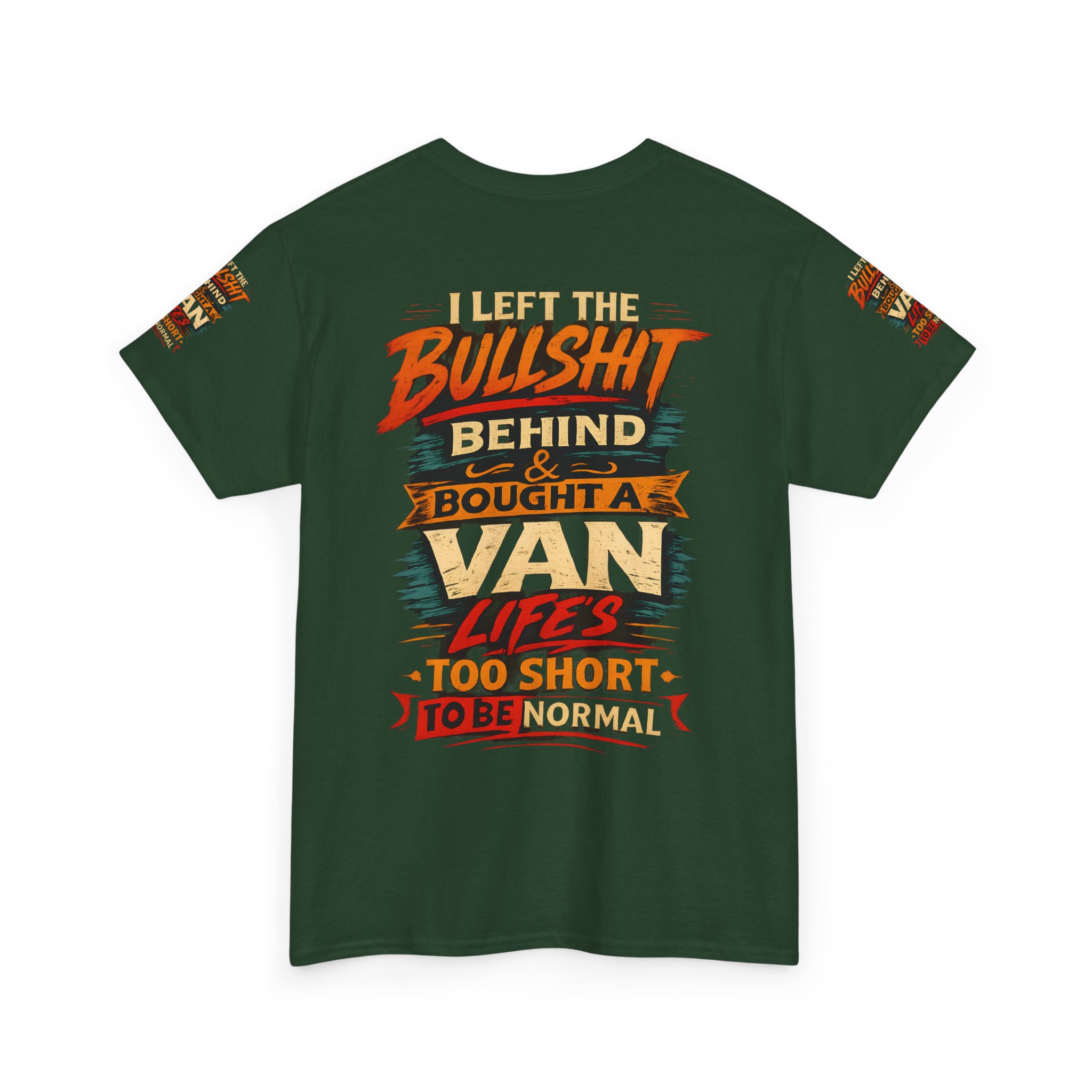 8808799661918489014_2048.jpeg Unisex Heavy Cotton Tee — "I Left The Bullshit" Design F**K-Line