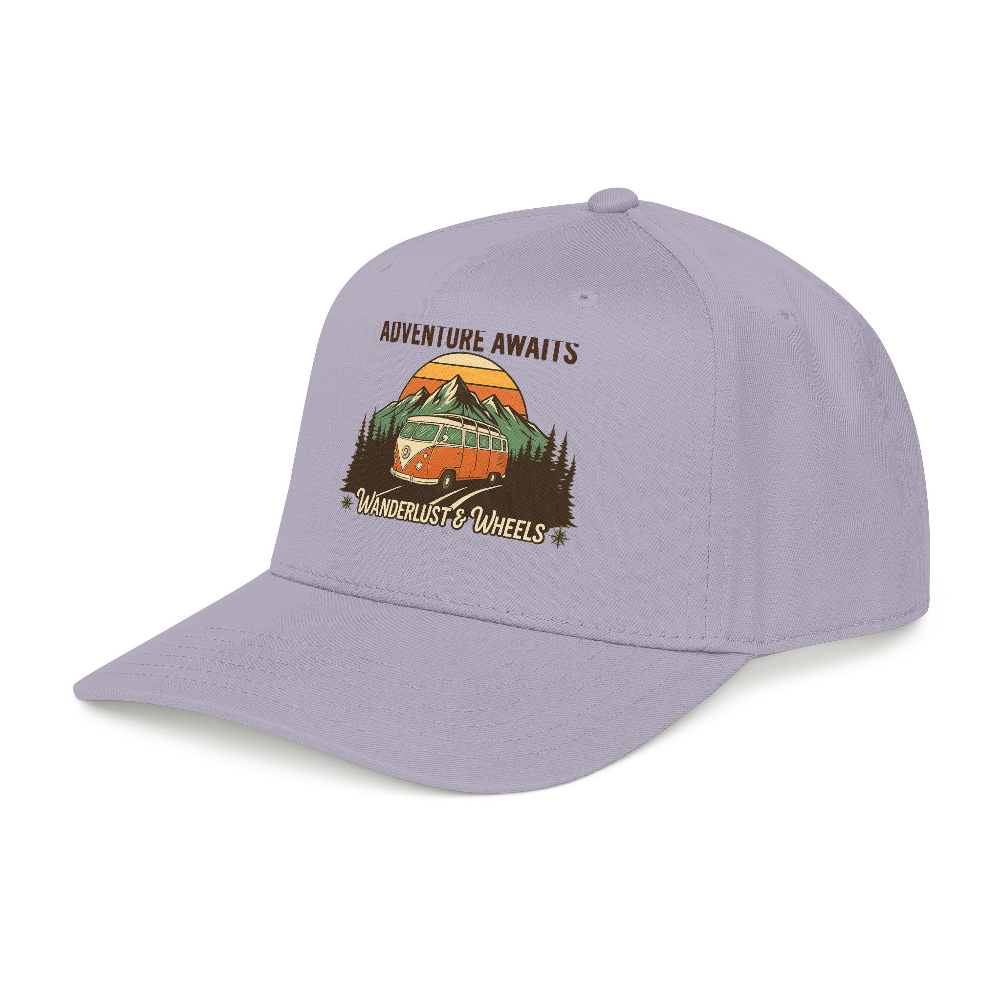 Baseball Cap - "Home Is Where You Adventure Awaits" Mid Profile Baseball Cap