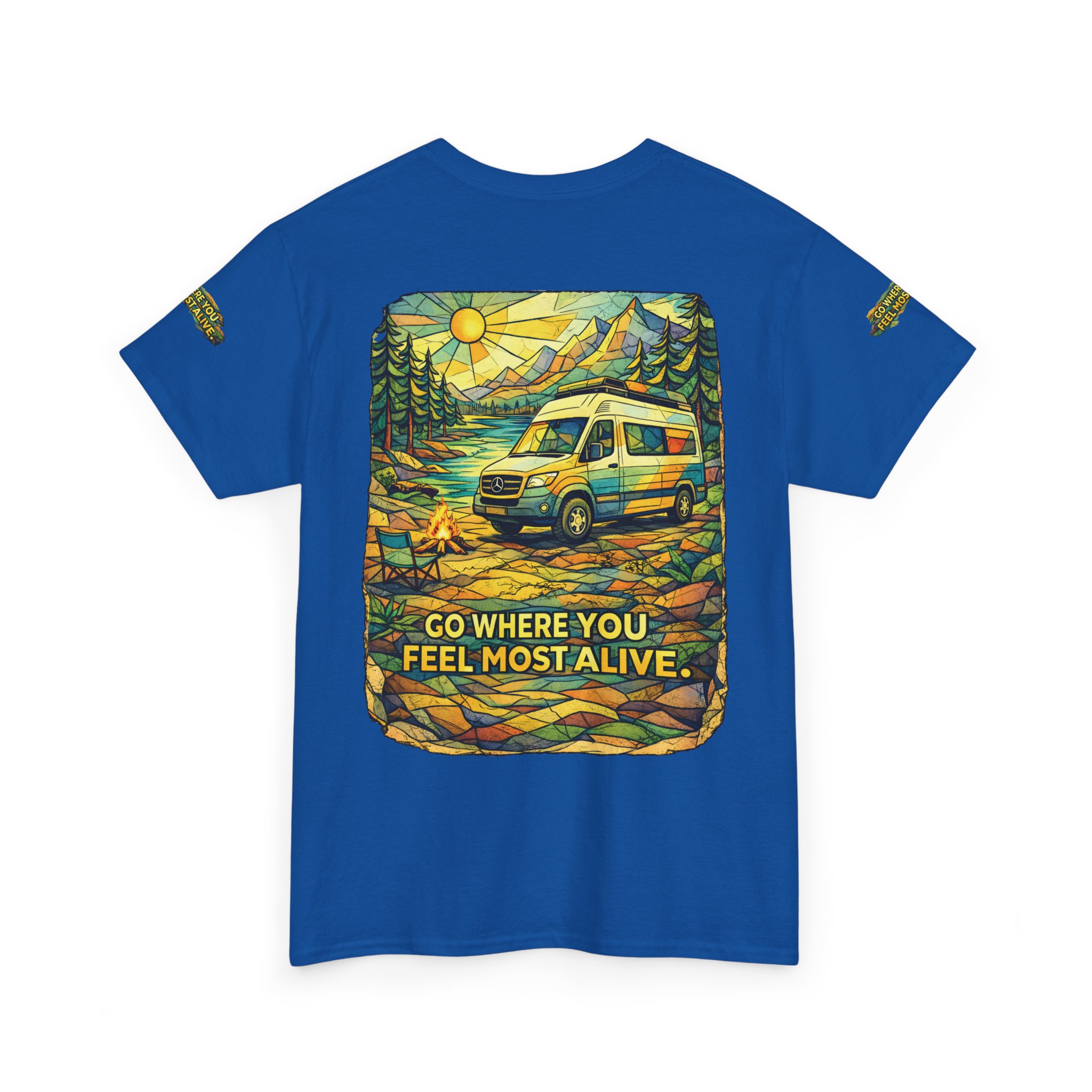 8814737540862042599_2048.jpeg Unisex Heavy Cotton Tee — "Go Where You Feel Most Alive" Design Cubic-Line